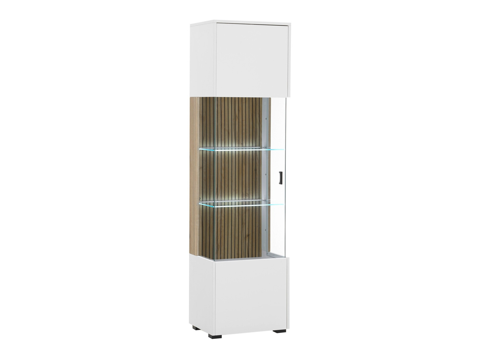 Boekenkast Belmelu 104 (Wit + Eiken)