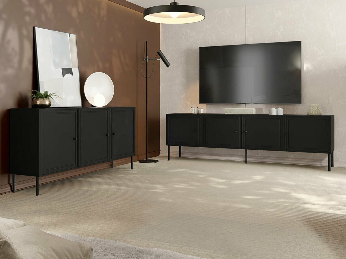 Woonkamerset Monciru 107 (Zwart)