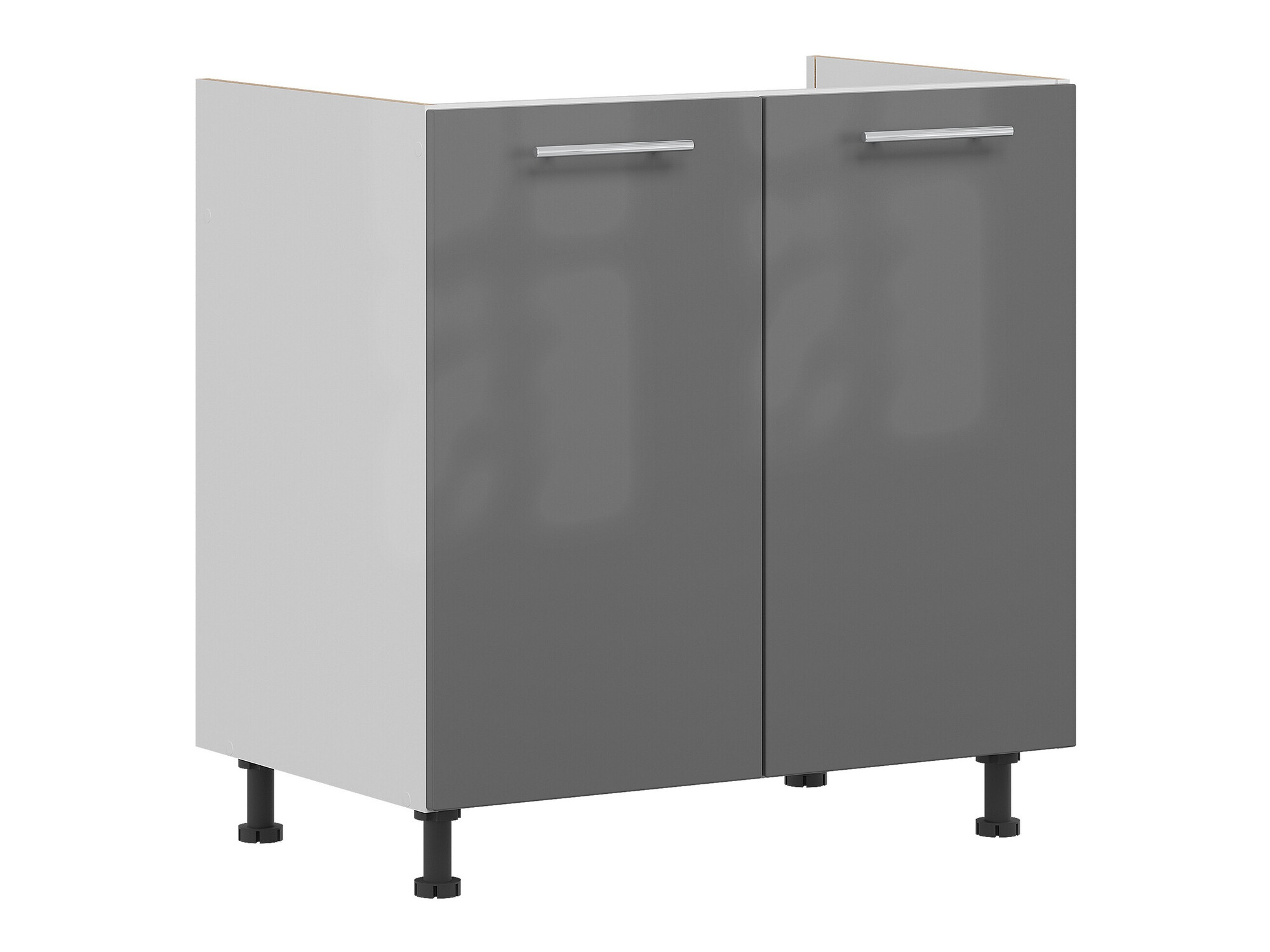Modulaire spoelbakkast met deuren Tiffa Grey 125