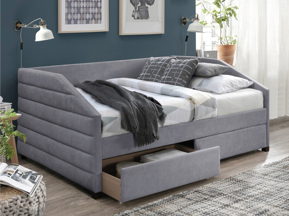 Bed Detroit 443 (Grijs)