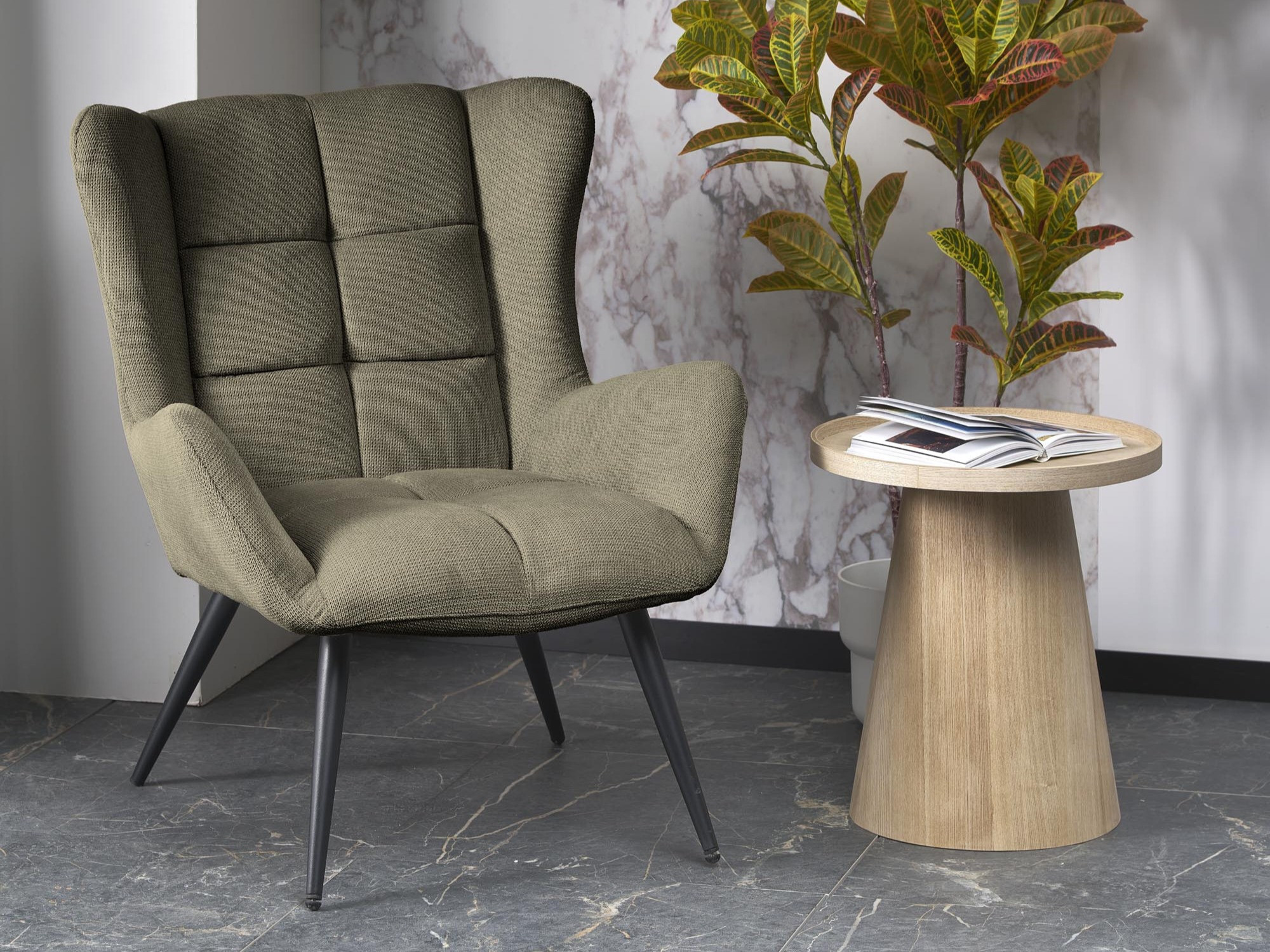 Fauteuil Houston 1756 (Licht olijfboom)