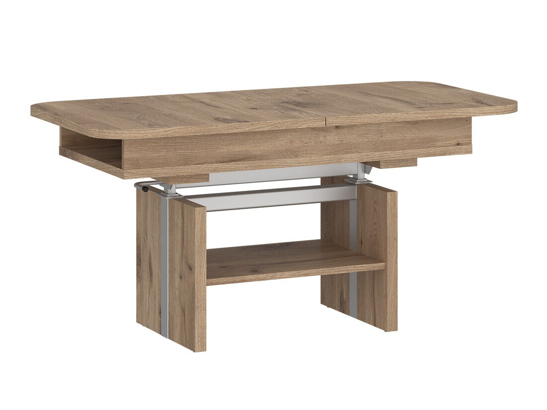 Transformeerbare salontafel Ontario 121 (Donkere eik)