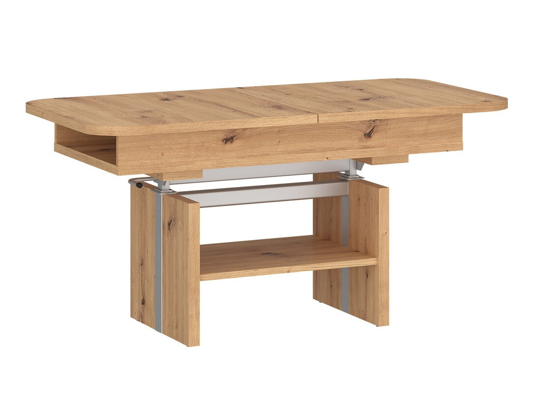 Transforming salontafel Ontario 121 (Artisan eiken)