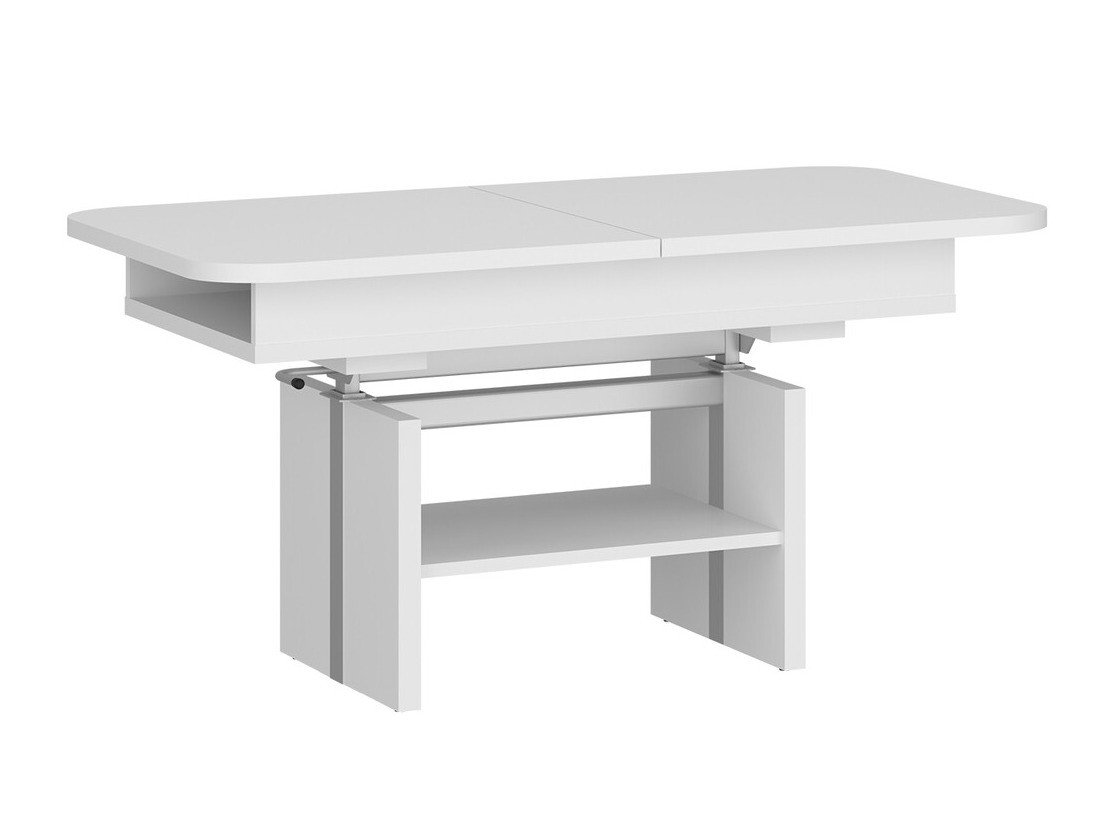 Transforming salontafel Ontario 121 (Wit)