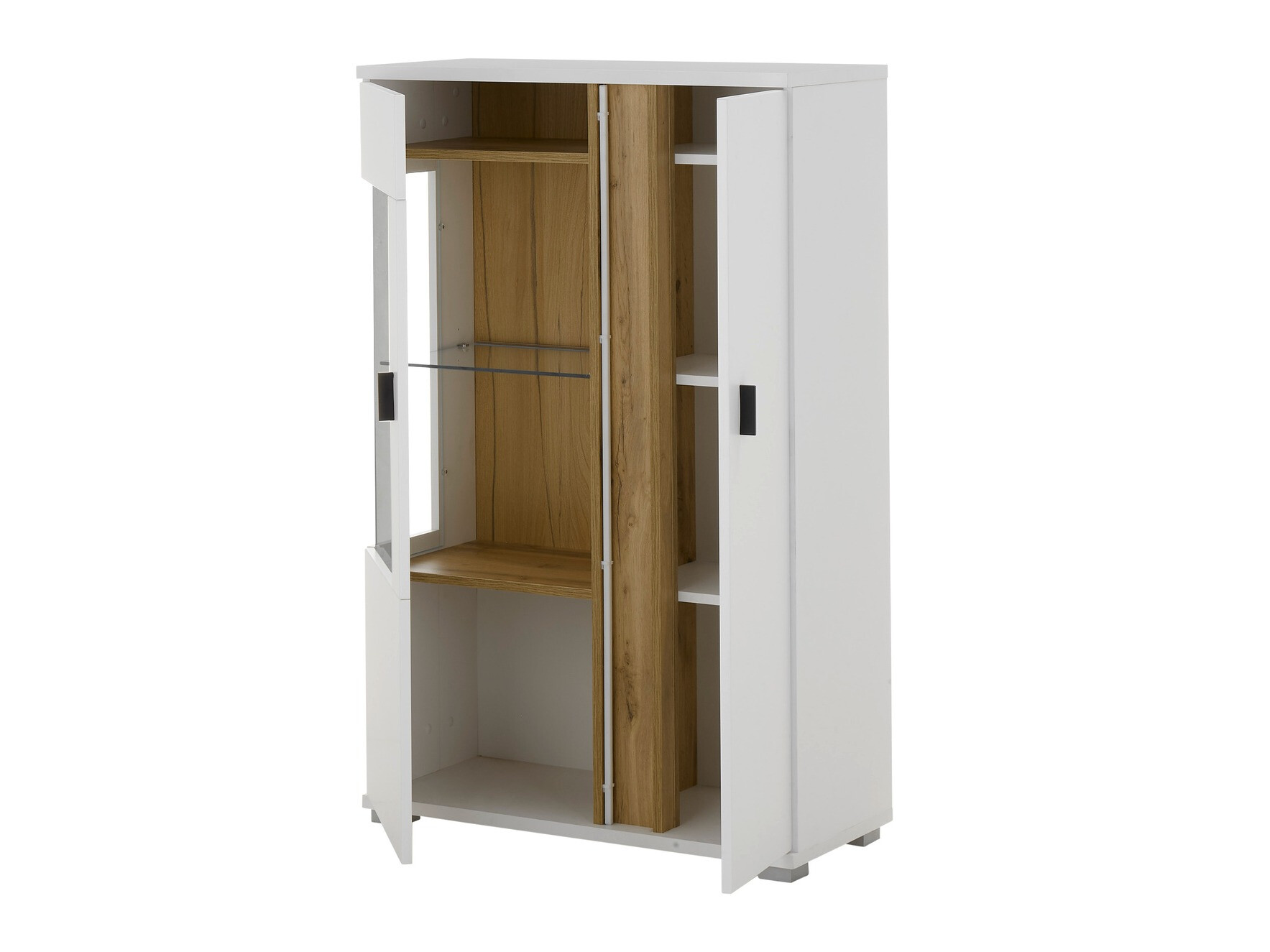 Dressoir Avimavi 102 (Wit + Wotan eik)