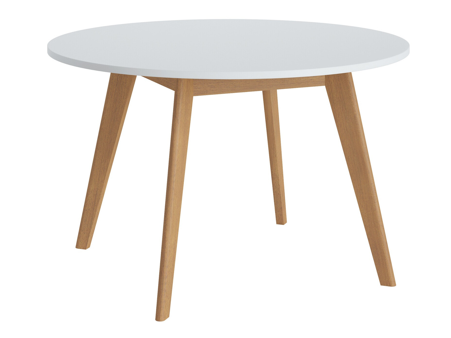 Tafel Ontario 125 (Wit + Eiken)