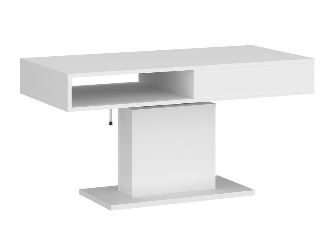 Transforming salontafel Ontario 124 (Wit)
