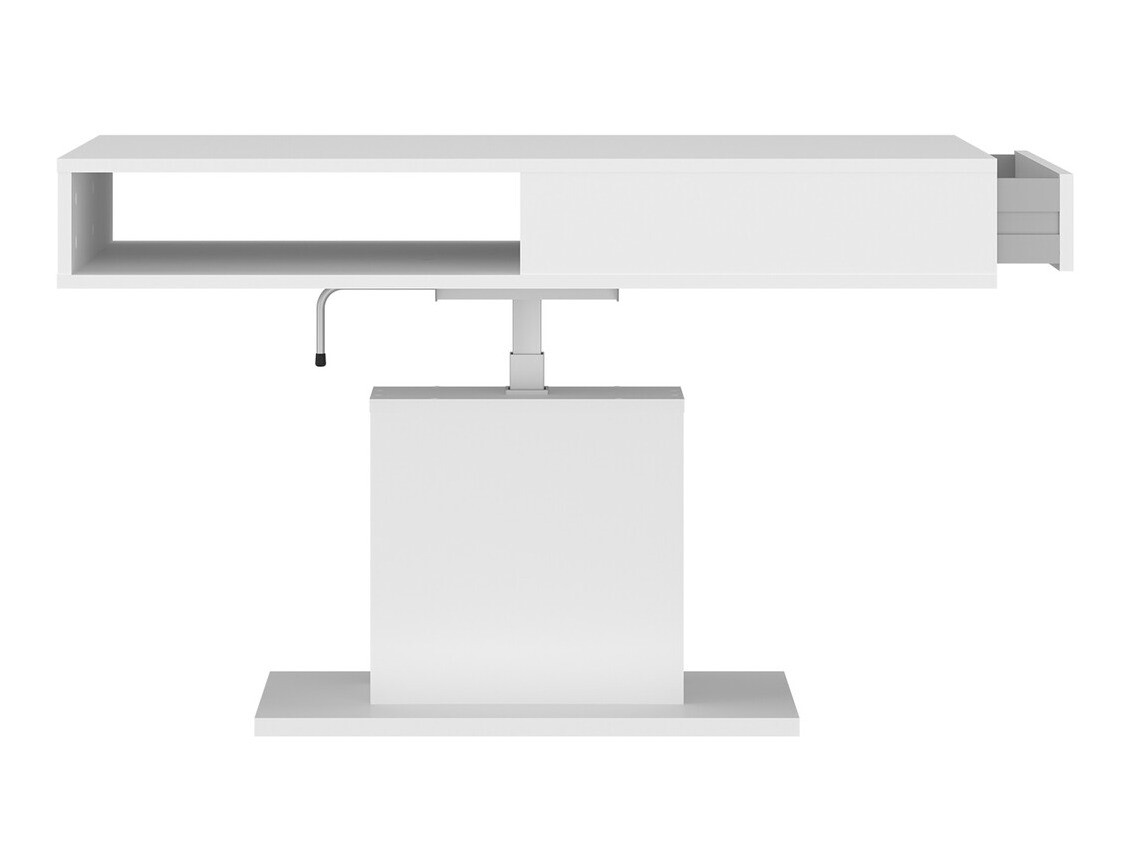 Transforming salontafel Ontario 124 (Wit)