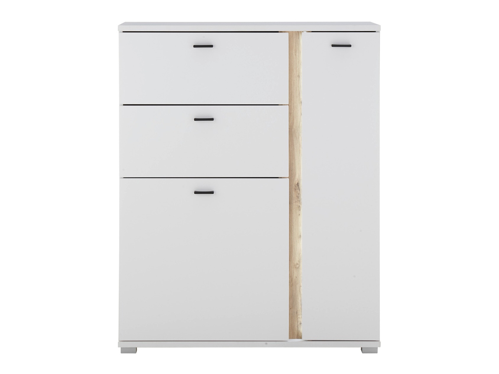 Ladekast Avimavi 108 (Wit + Wotan eik)