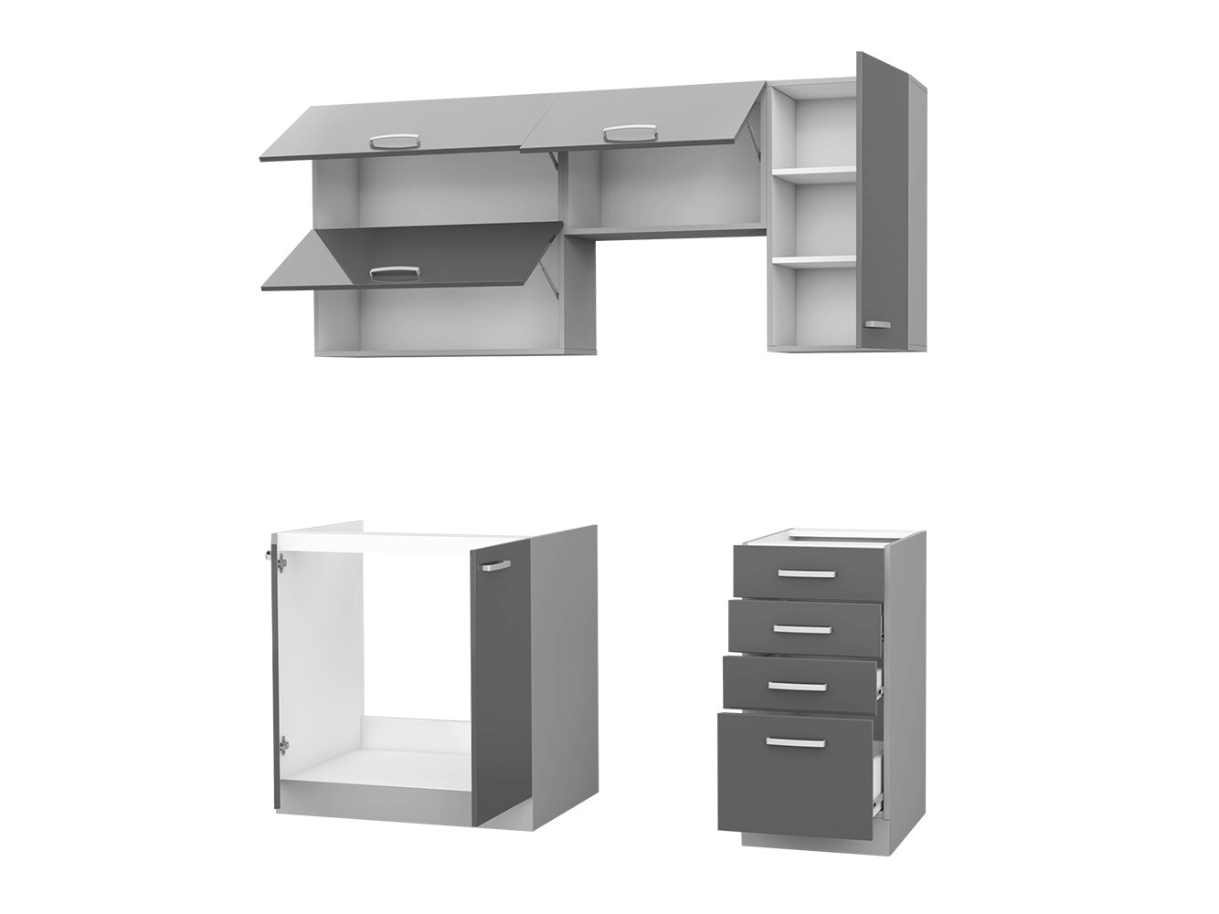 Modulaire keukenset Multi White 125