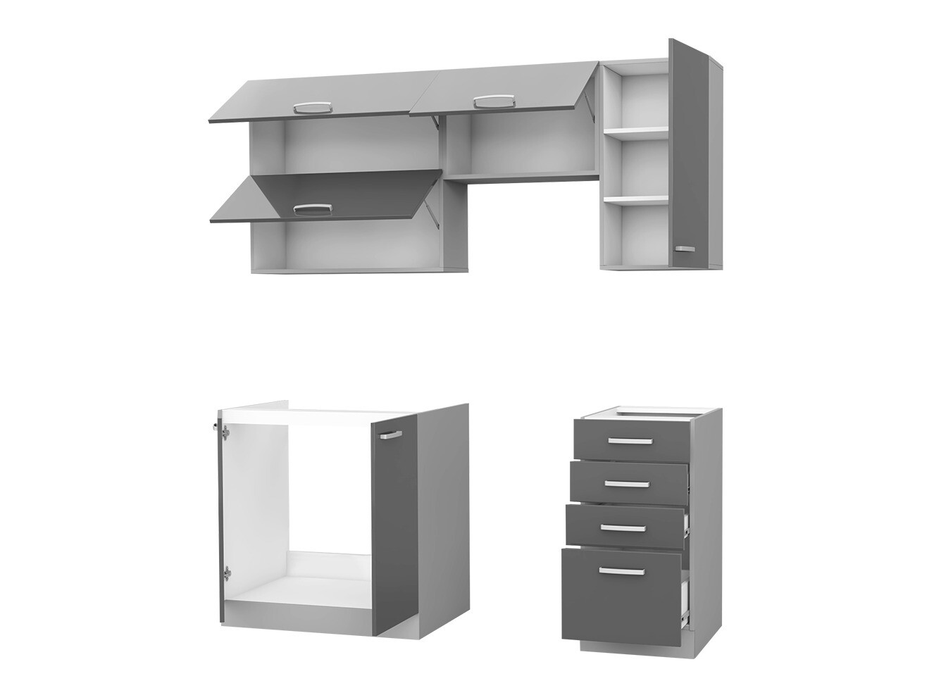 Modulaire keukenset Multi White 125