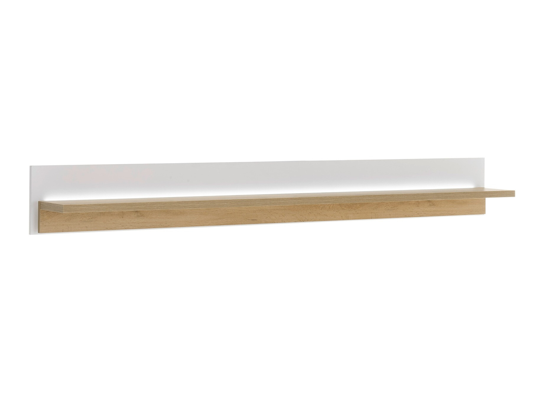 Wandplank Avimavi 111 (Wit + Wotan eik)