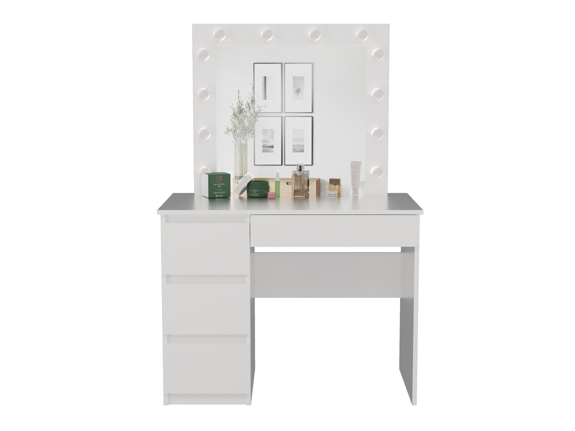 Kaptafel Mandeville 156 (Wit)