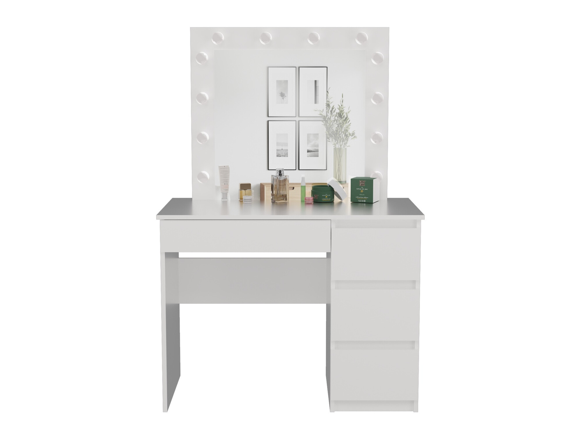 Kaptafel Mandeville 156 (Wit)