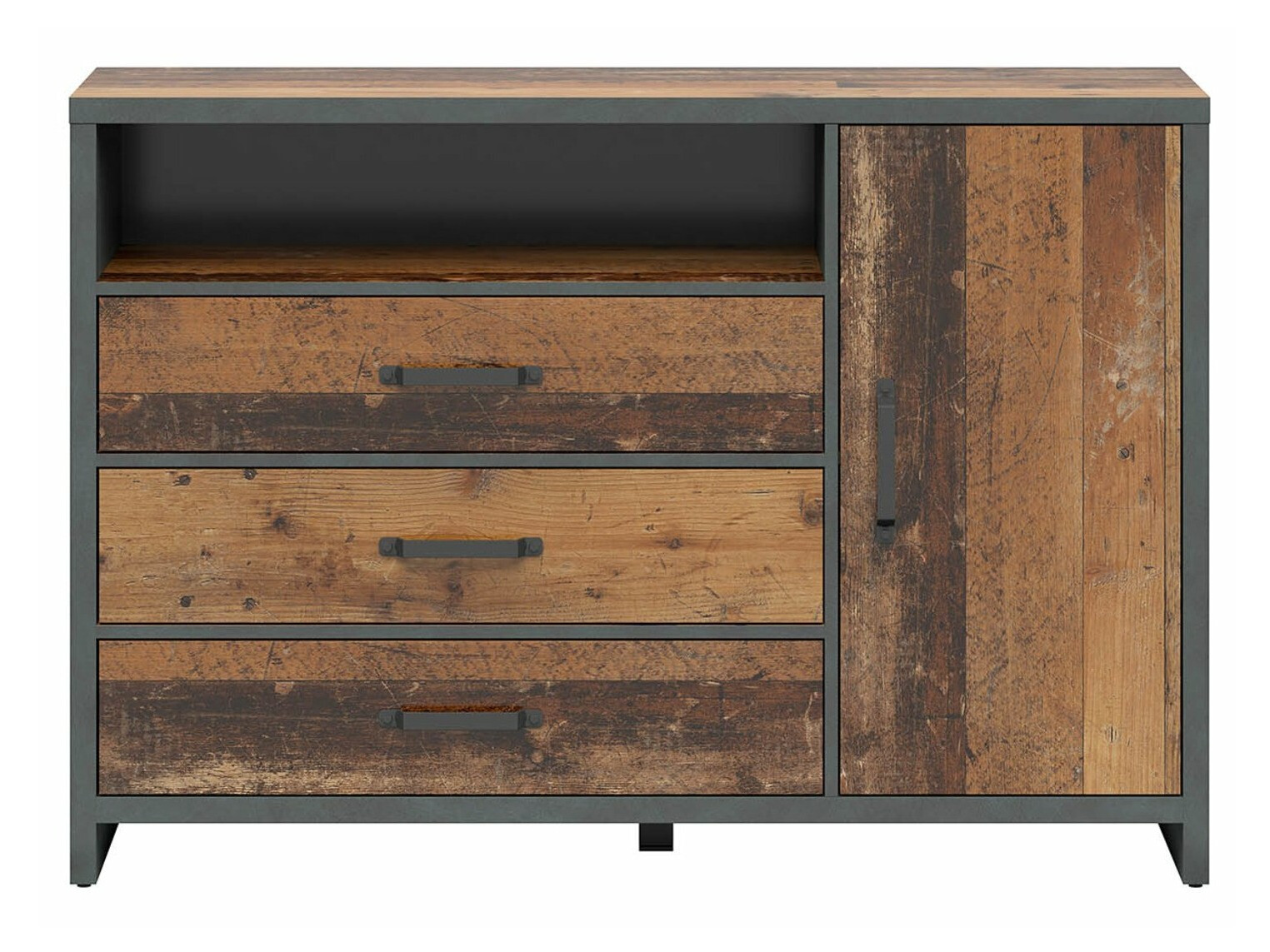 Ladekast Belsera 101 (Bruin + Matera grijs)