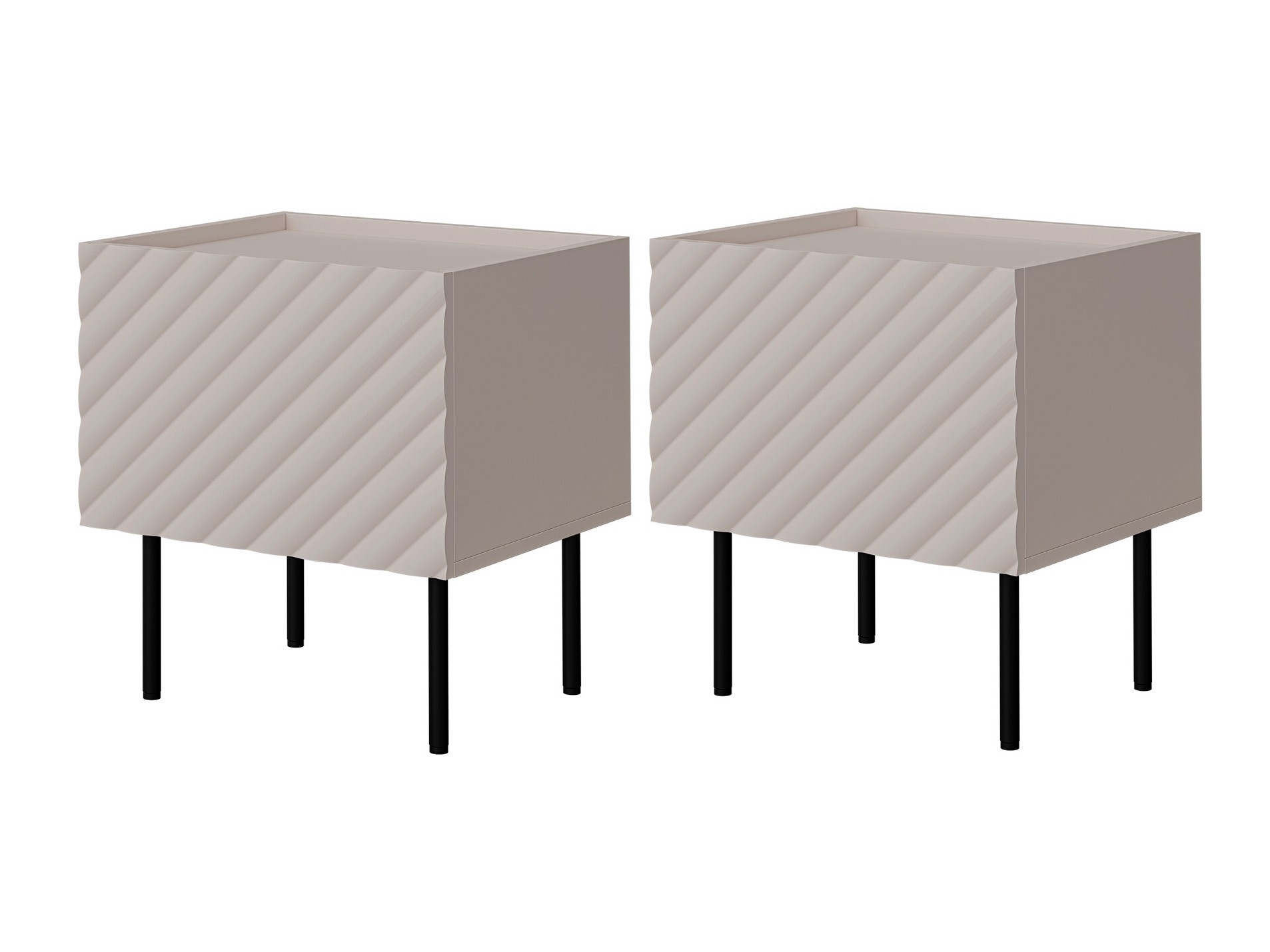 Een set nachtkastjes Mortali 107 (Kasjmier)