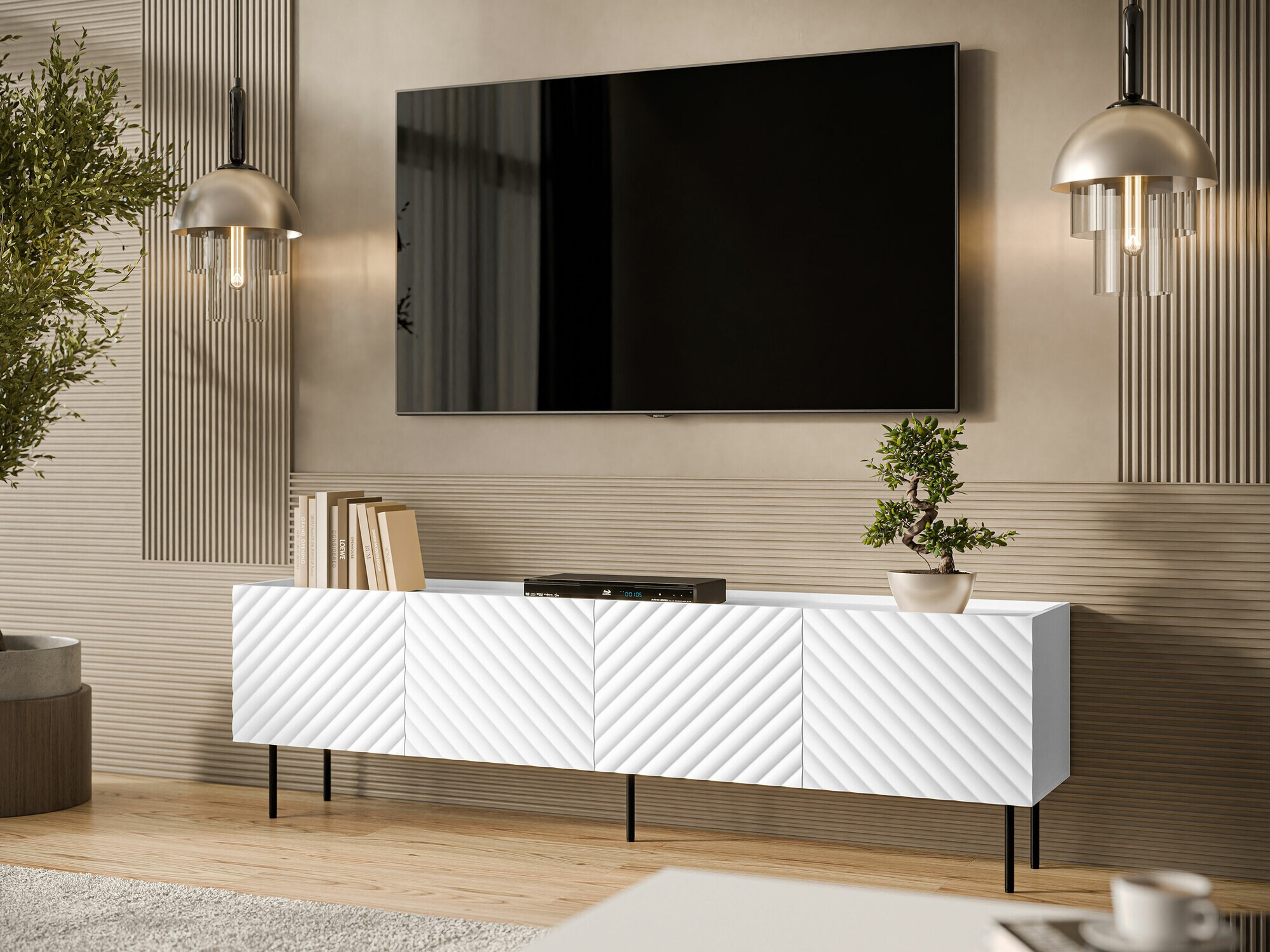 TV-meubel Mortali 104 (Wit)