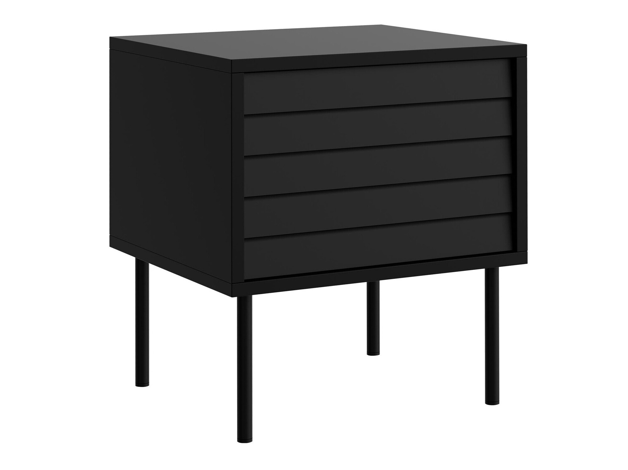 Een set nachtkastjes Flosoru 106 (Zwart)