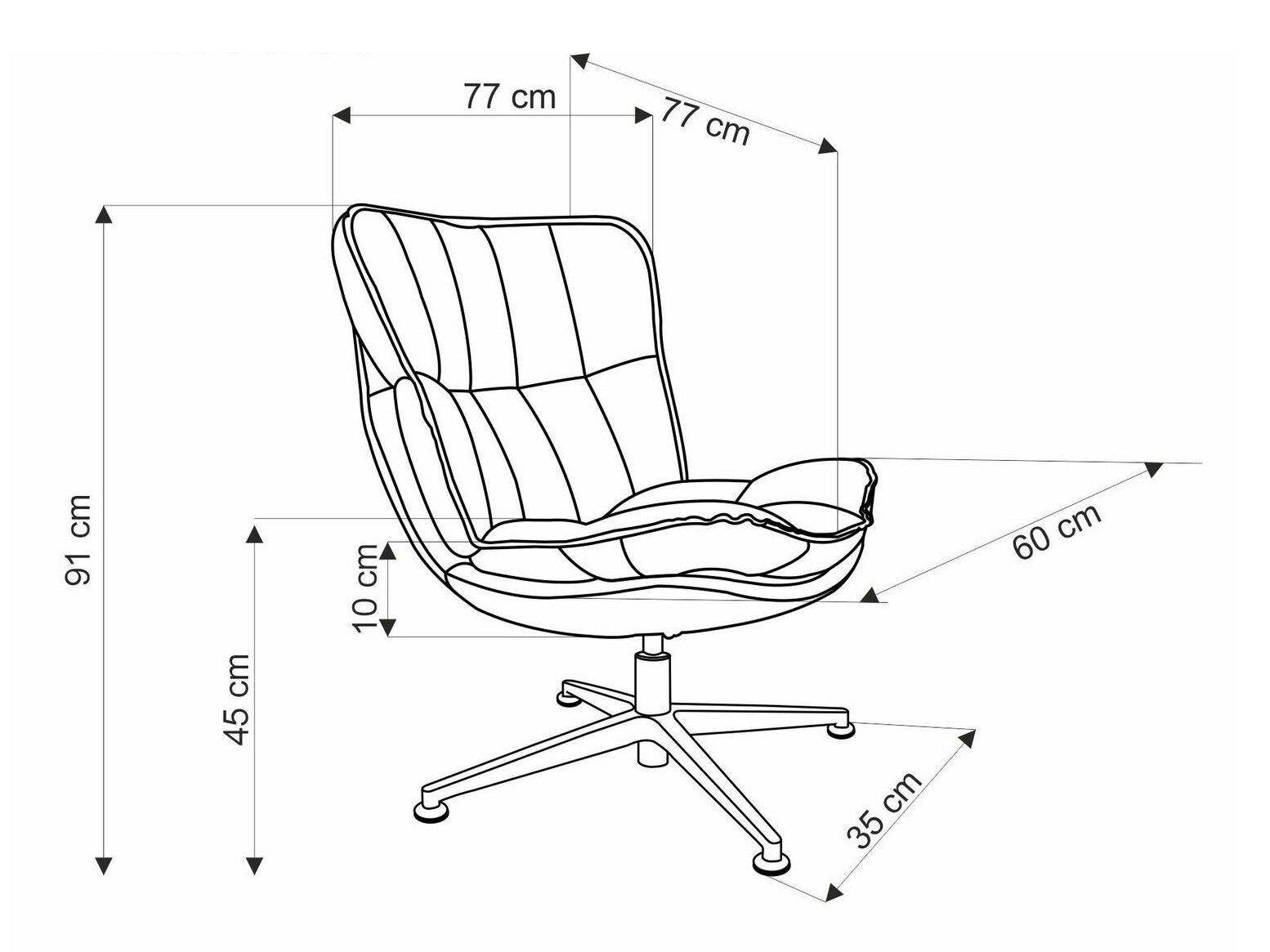 Fauteuil Houston 1759