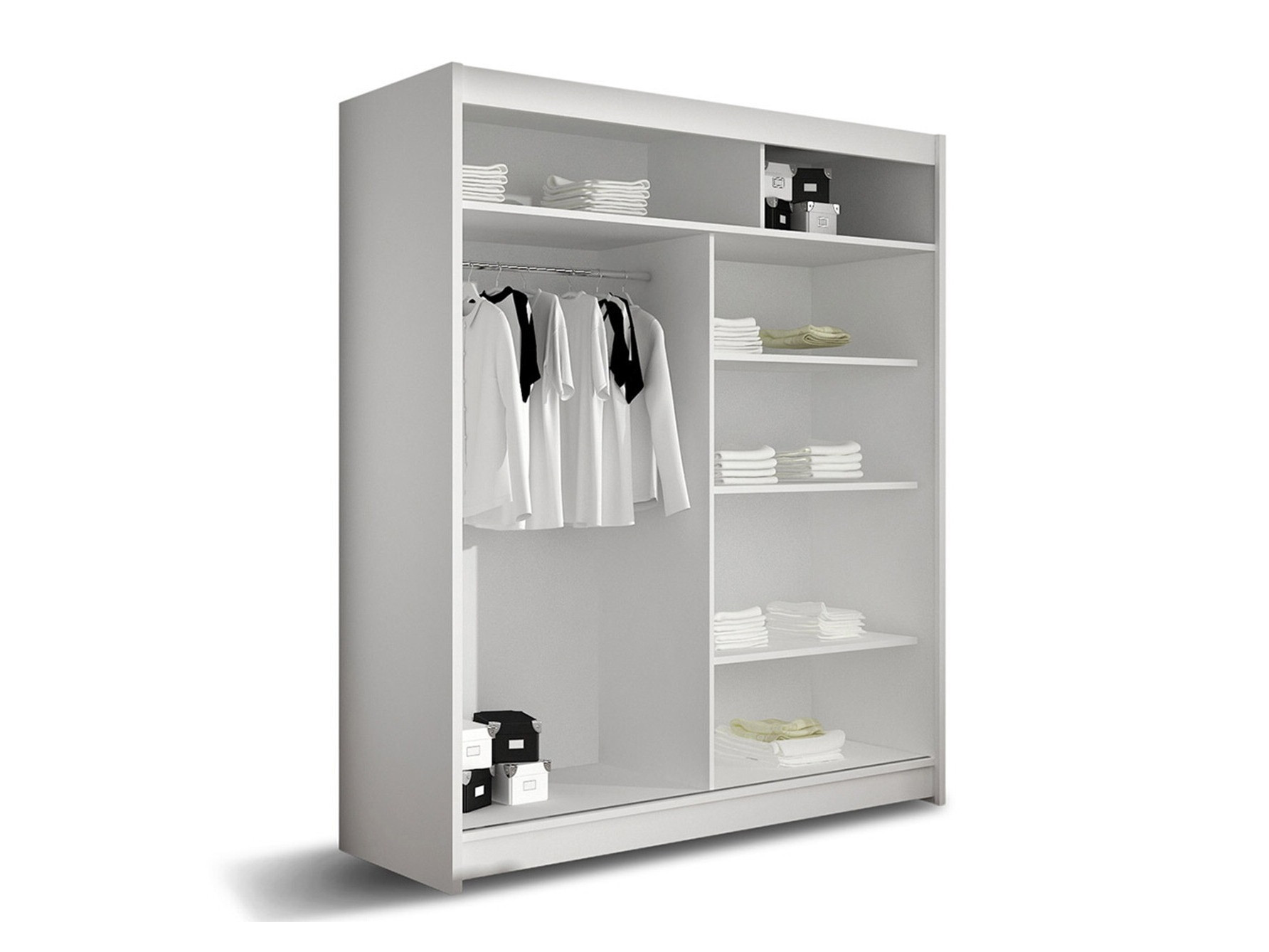 Kledingkast Closico 103 (Truffel eiken)