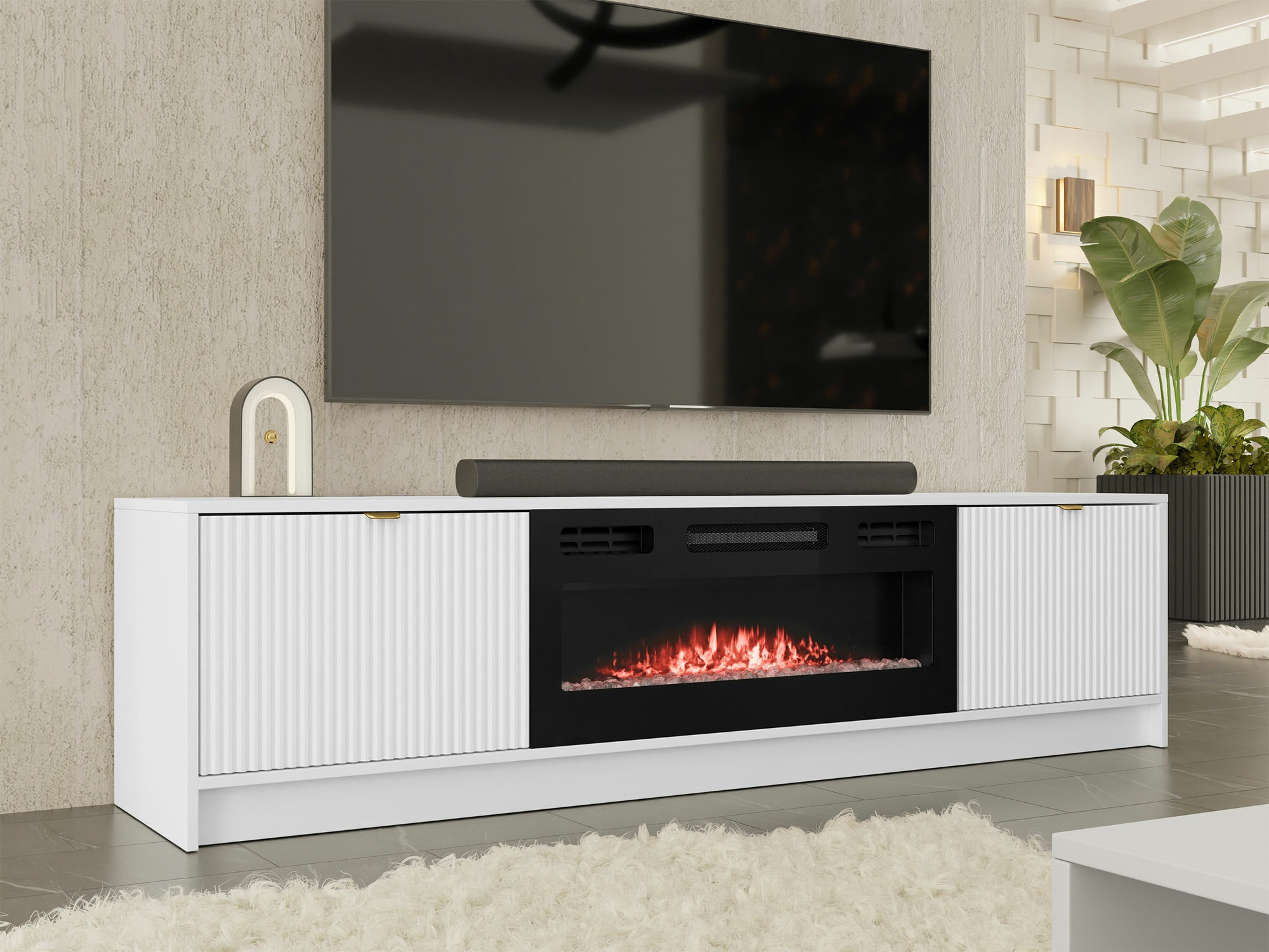 TV-meubel Comfivo Larmire 109 (Wit)