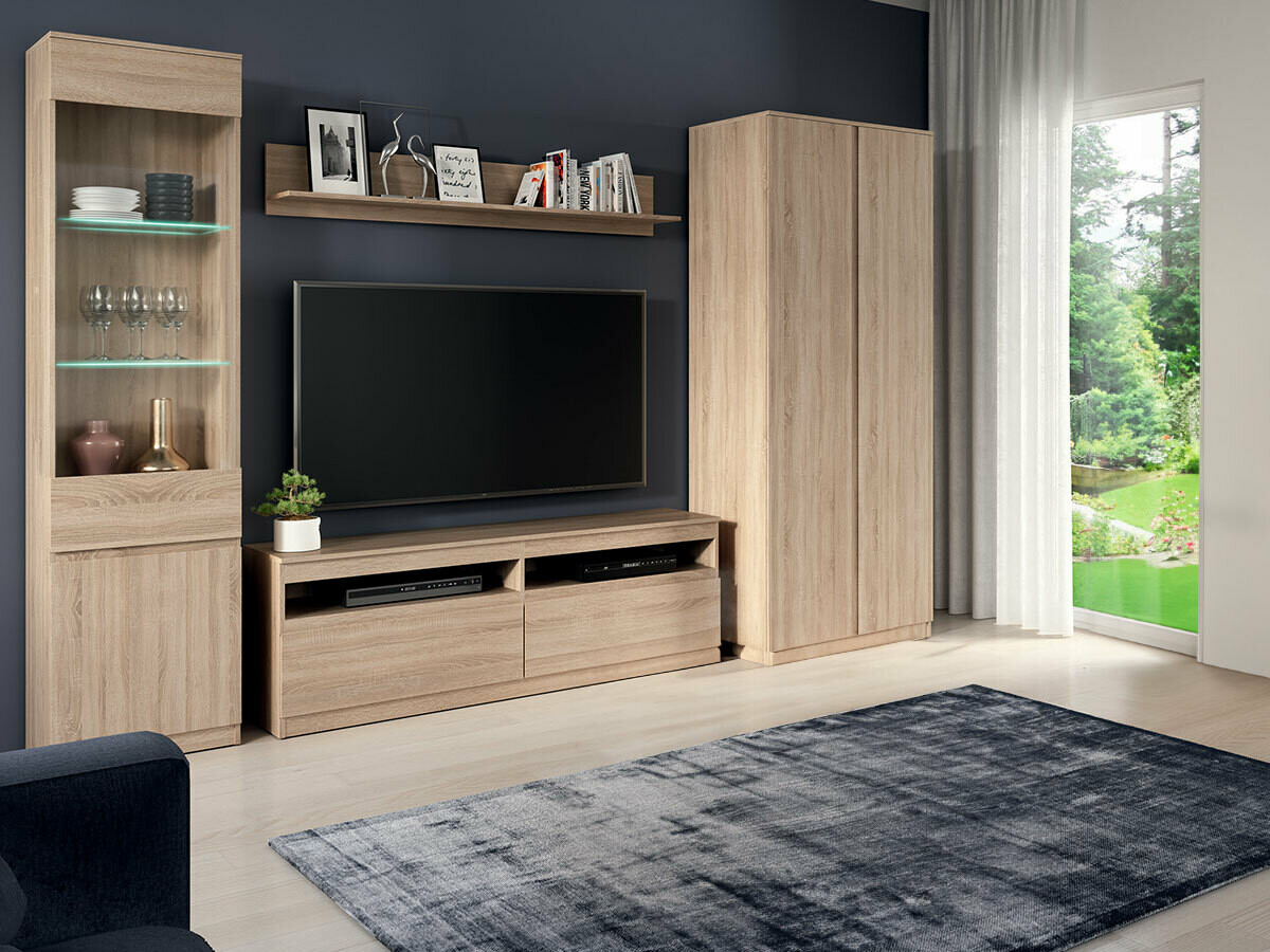 TV-meubel Catelbi 100 (Sonoma eik)