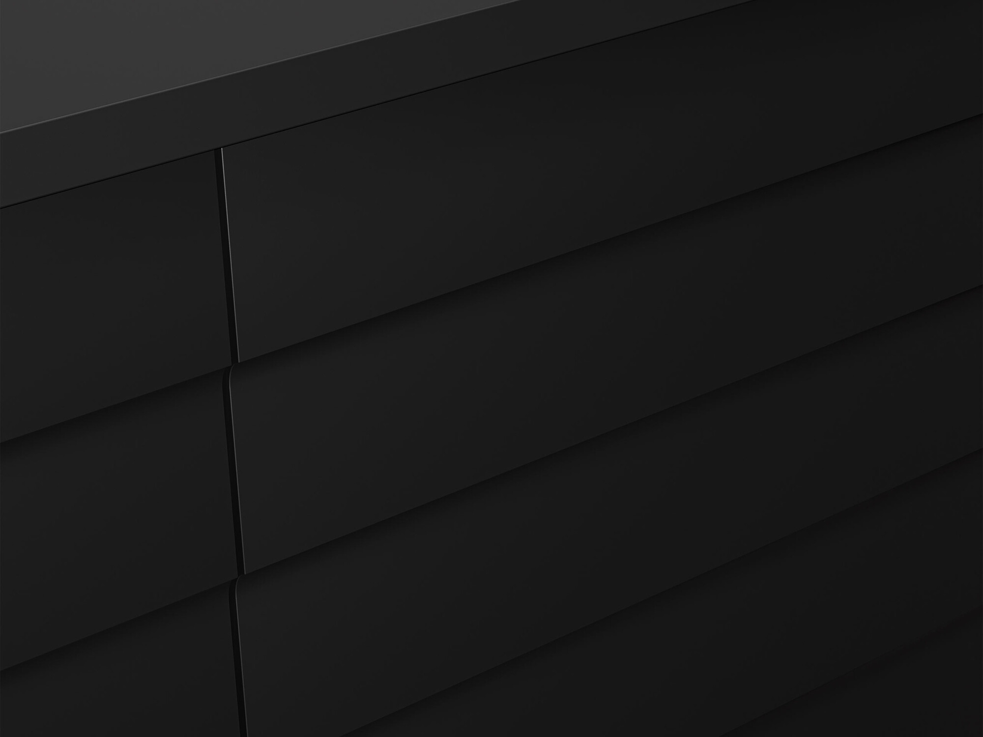 Dressoir Flosoru 102 (Notenhout + Zwart)