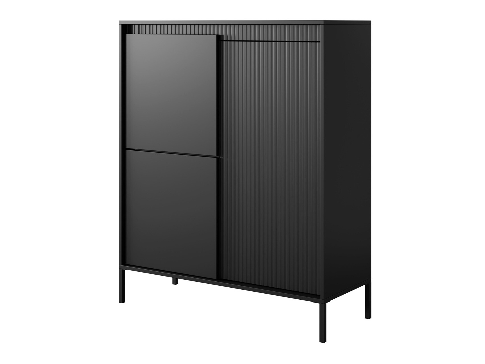 Dressoir Romfele 100 (Zwart)