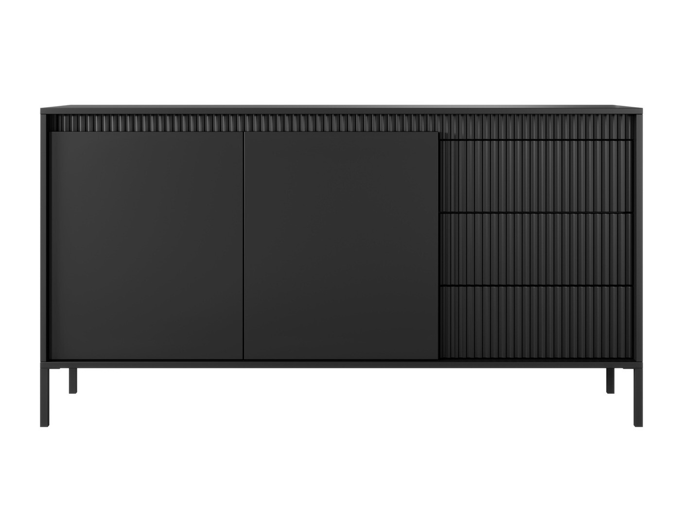 Ladekast Romfele 101 (Zwart)