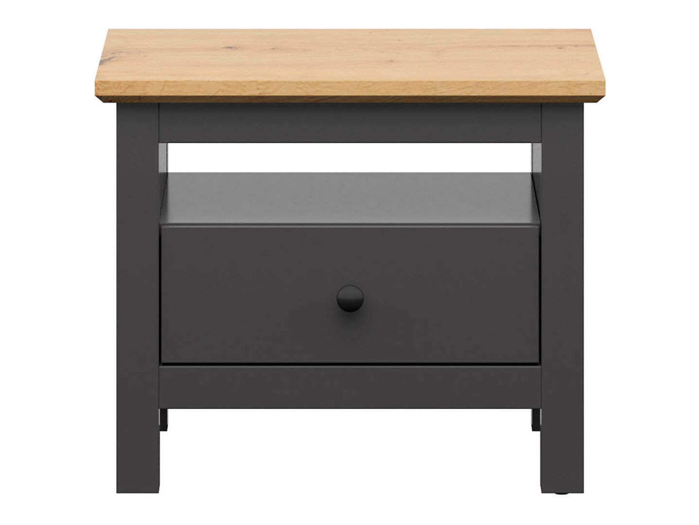 Nachtkastje Sordoro 100 (Grafiet + Artisan eiken)