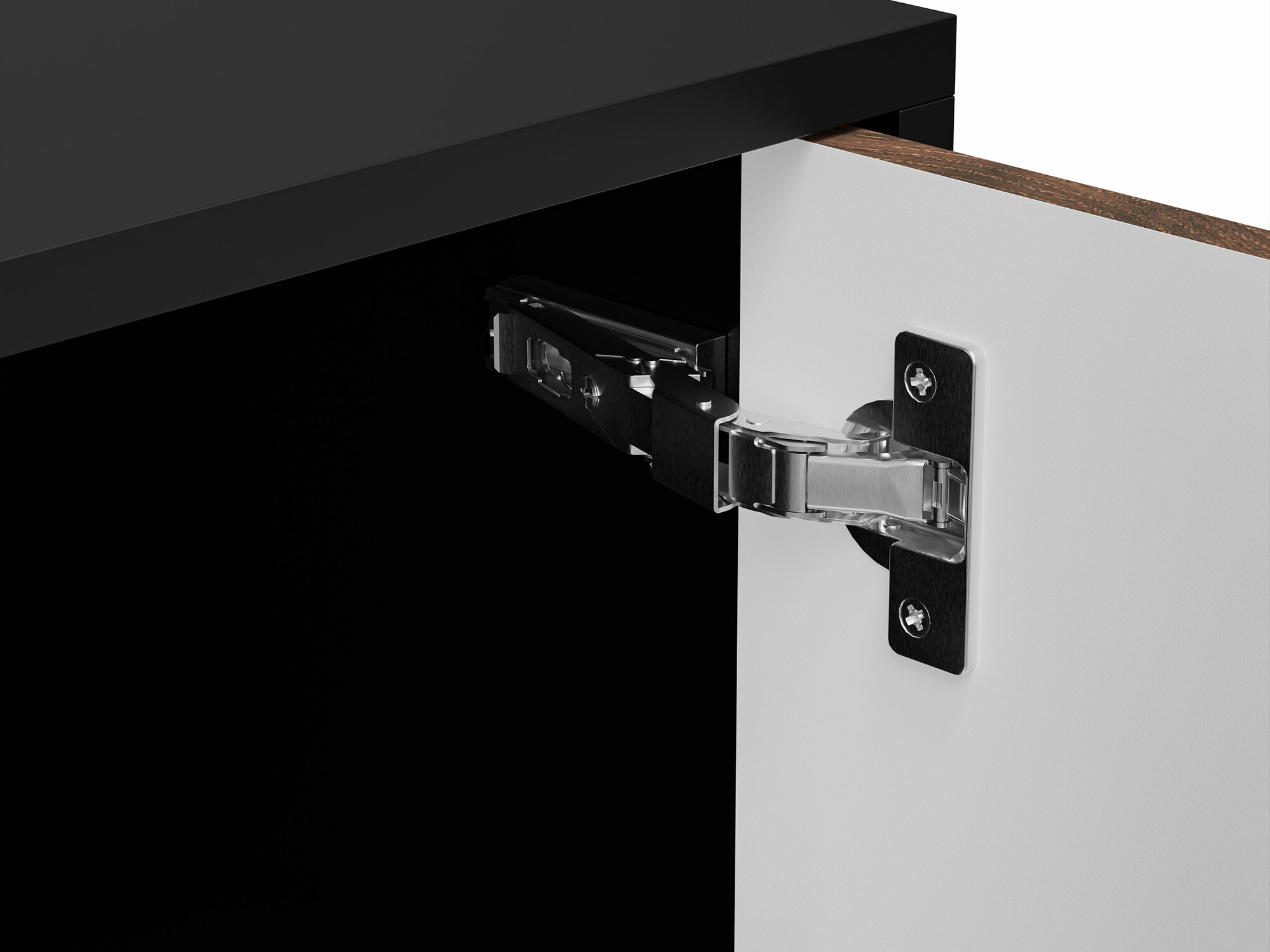 TV-meubel Flosoru 104 (Zwart)