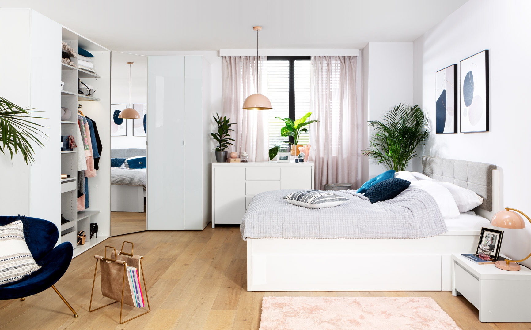 Nachtkastje Nolroma 102 (Wit)