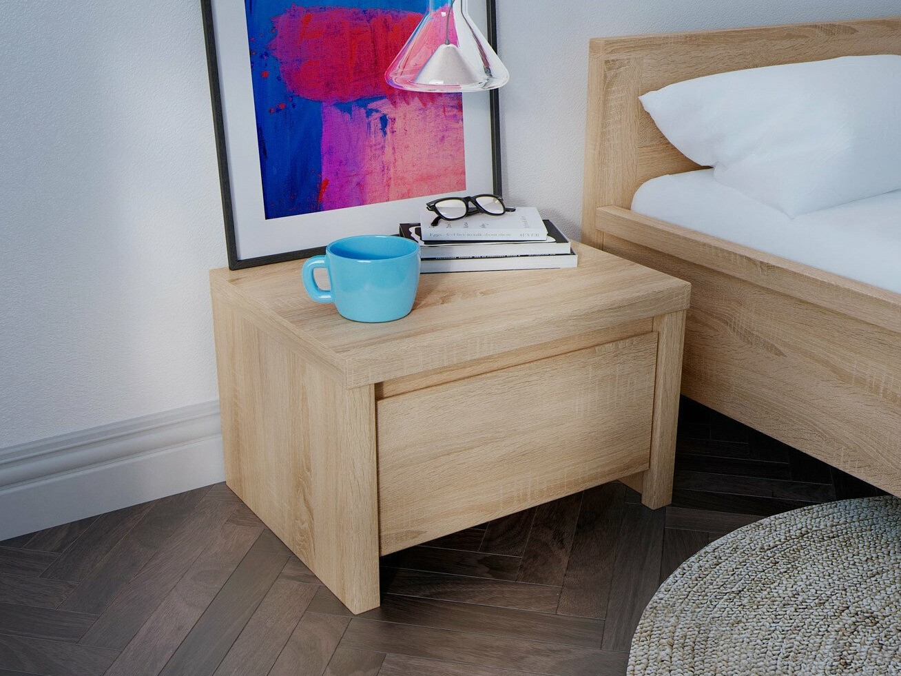 Schoenenkast Nolroma 115 (Sonoma eik)