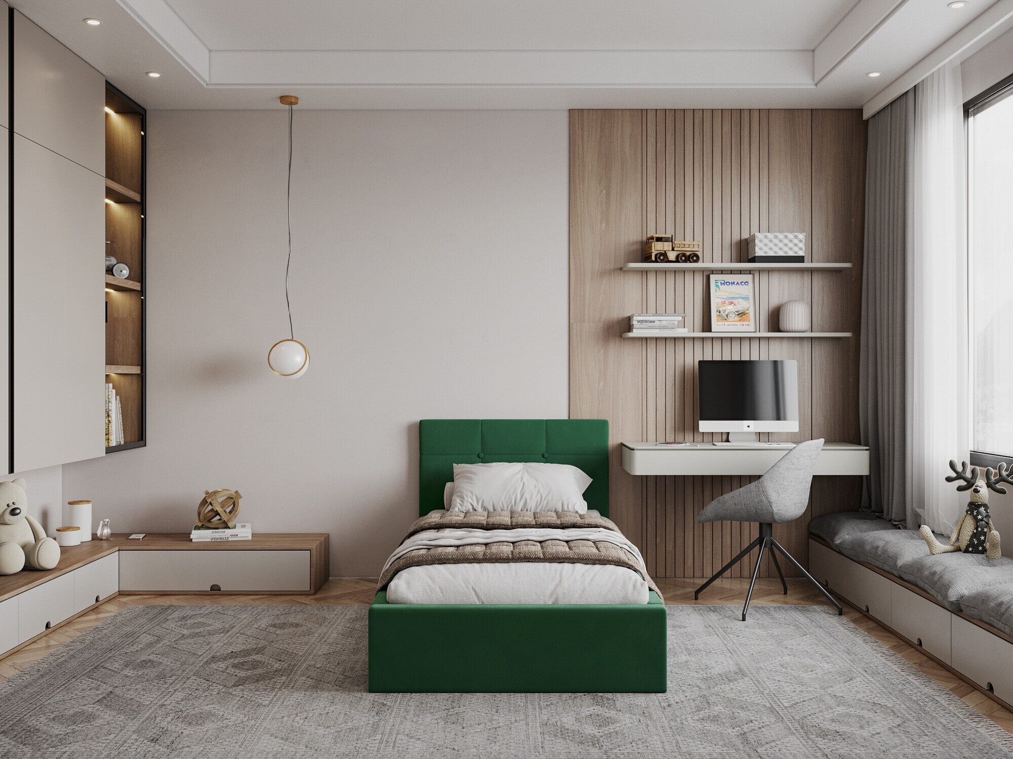 Bed Fairfield 107 (Groen)