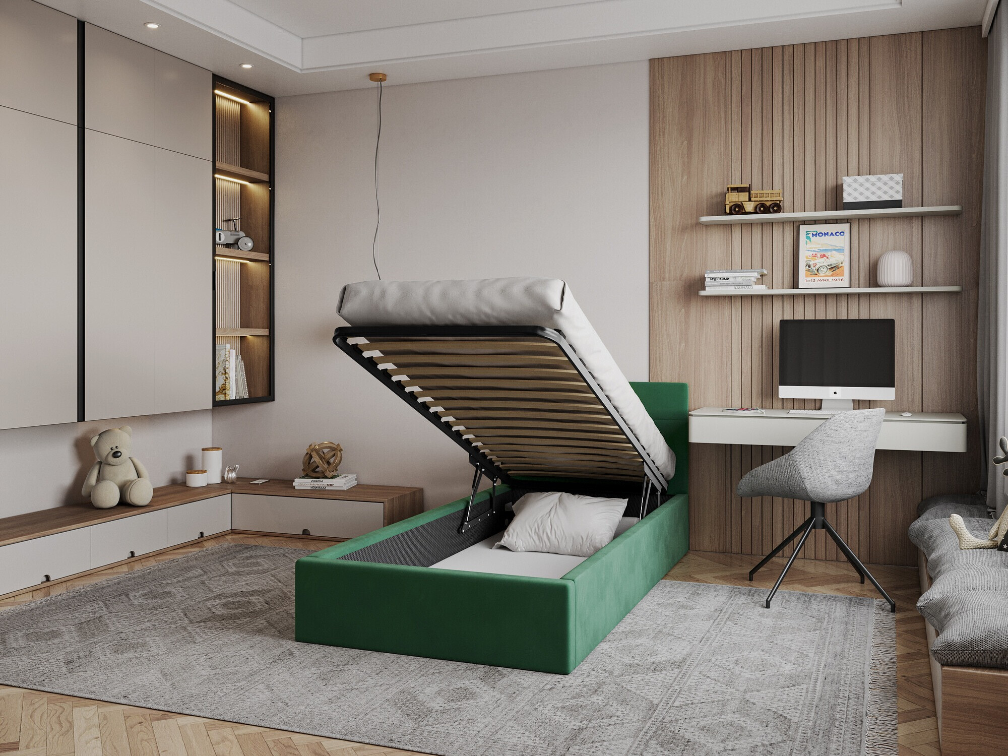 Bed Fairfield 107 (Groen)