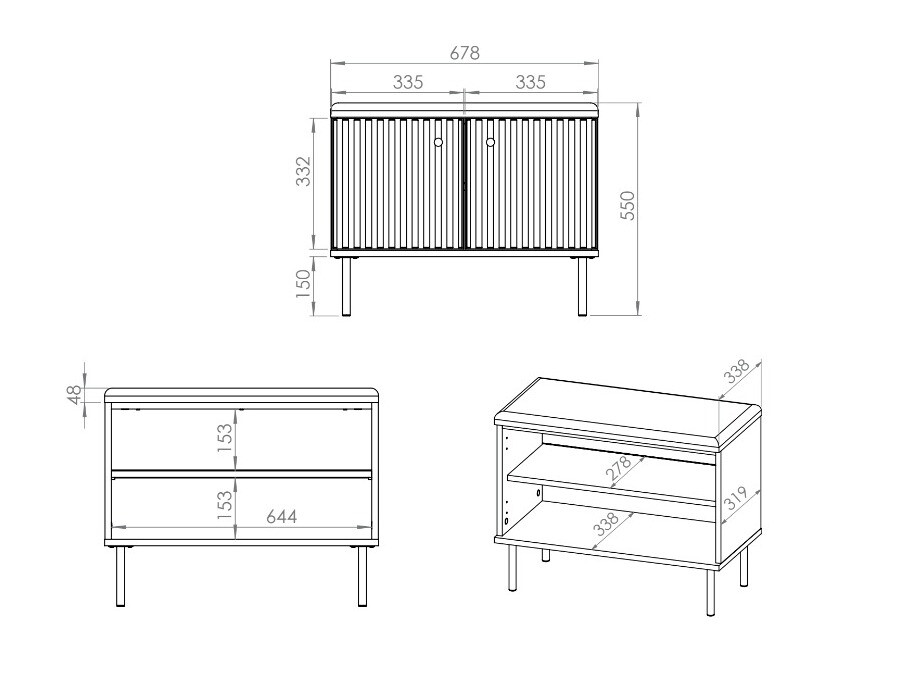 Schoenenkast Marmeli 117