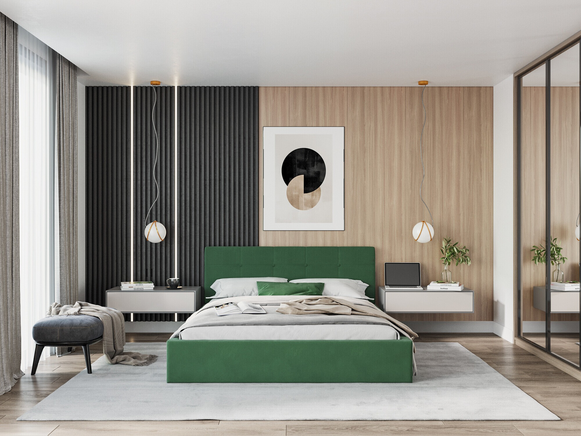 Bed Fairfield 107 (Groen)