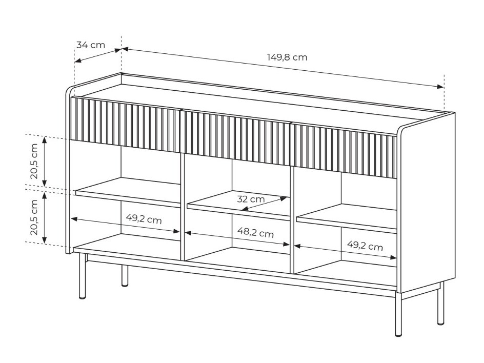 Ladekast Cortoli 101