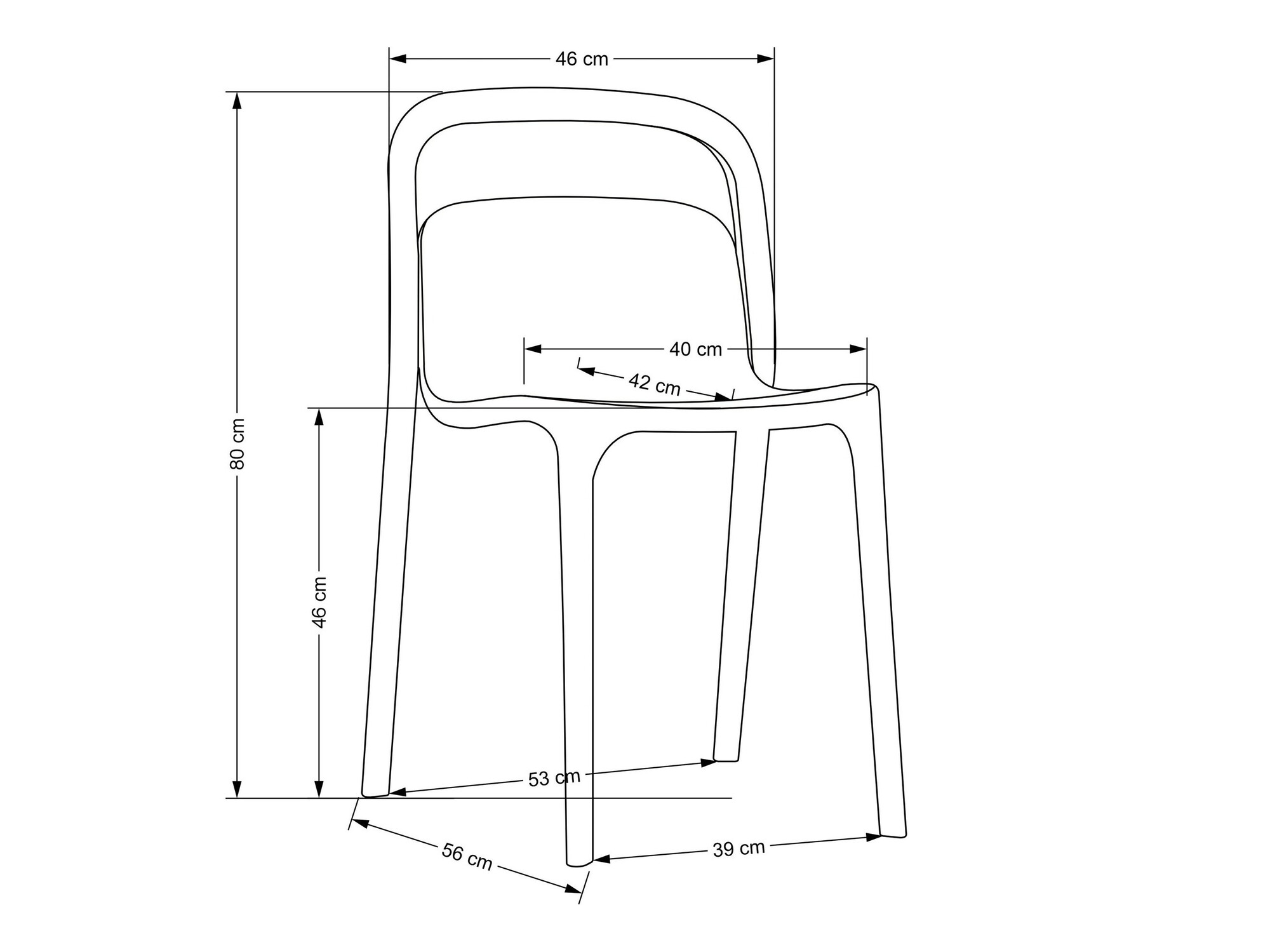 Stoel Houston 1735 (Licht mint)