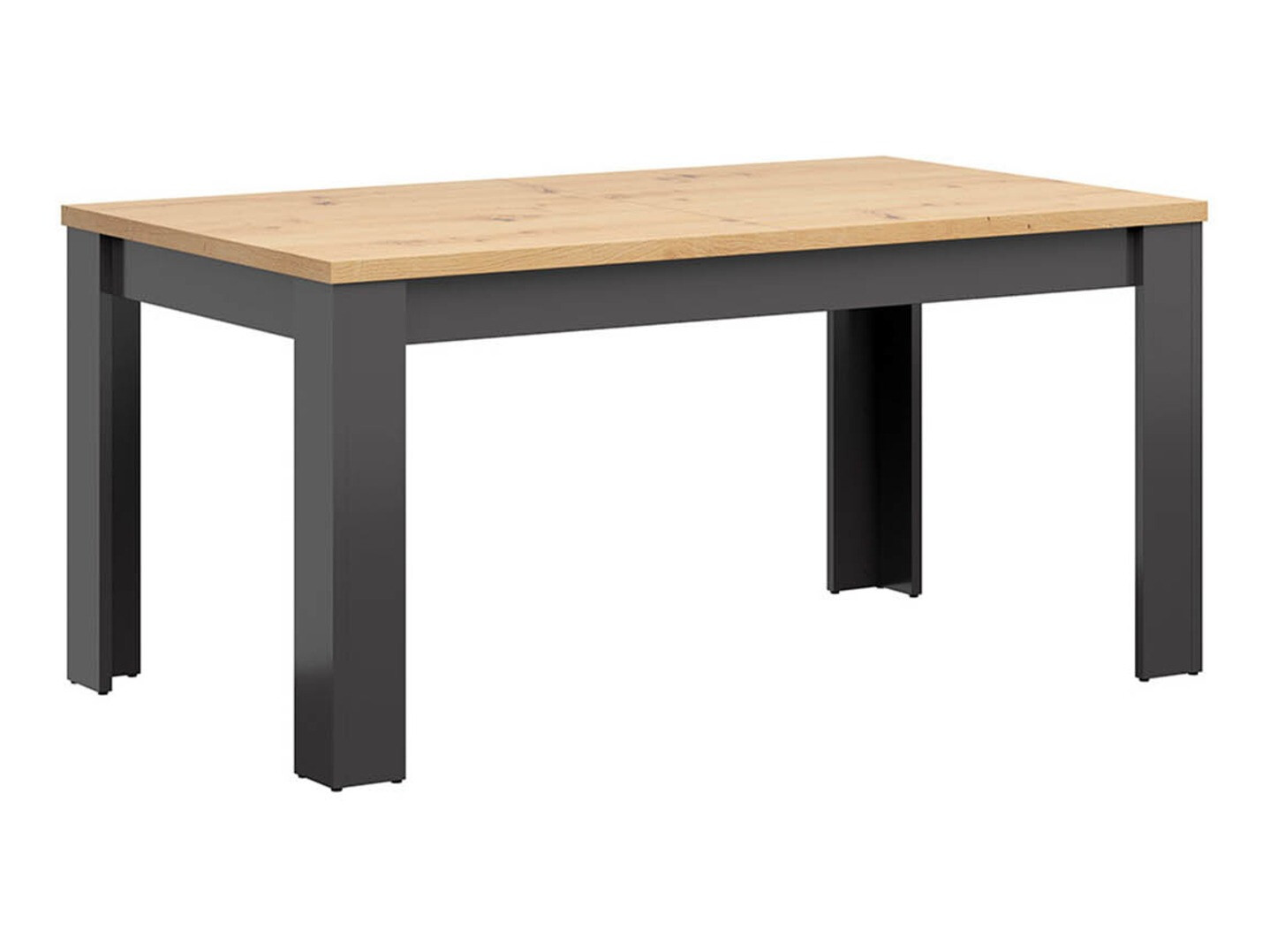 Tafel Sordoro 122 (Grafiet + Artisan eiken)