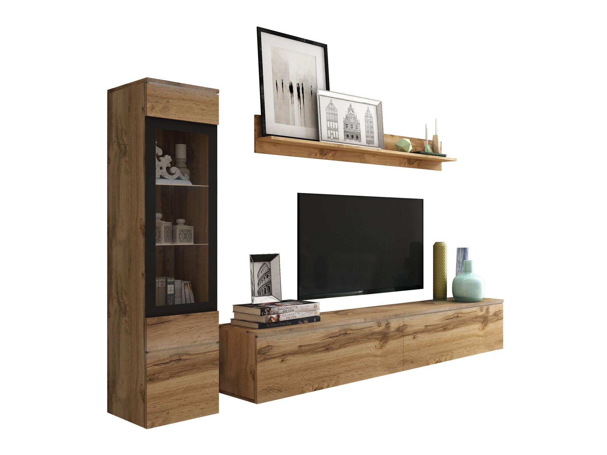 Woonkamerset Sarasota 125 (Wotan eik)