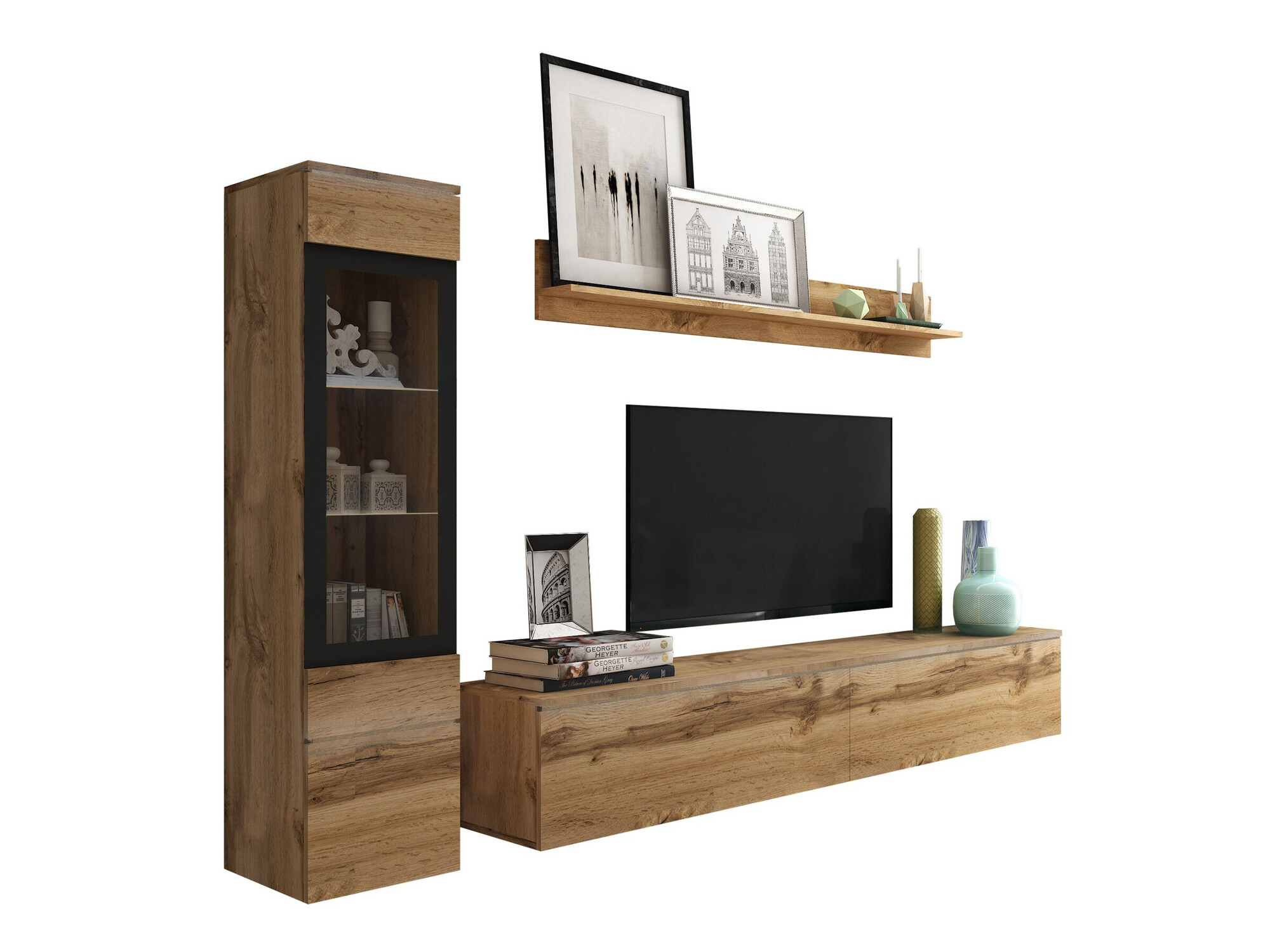 Woonkamerset Sarasota 125 (Wotan eik)