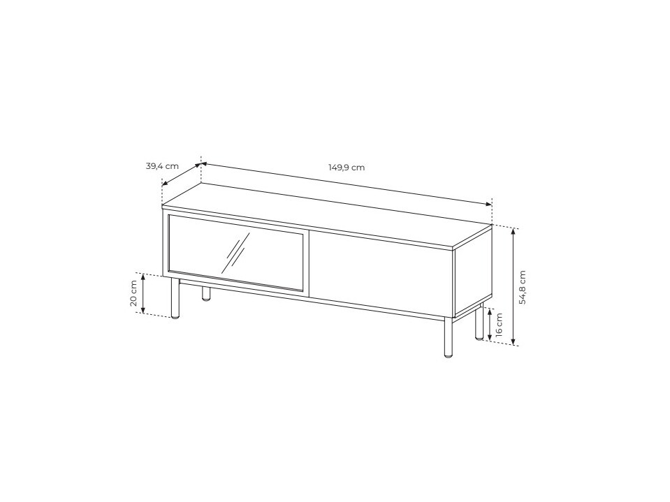 TV-meubel Livmave 104