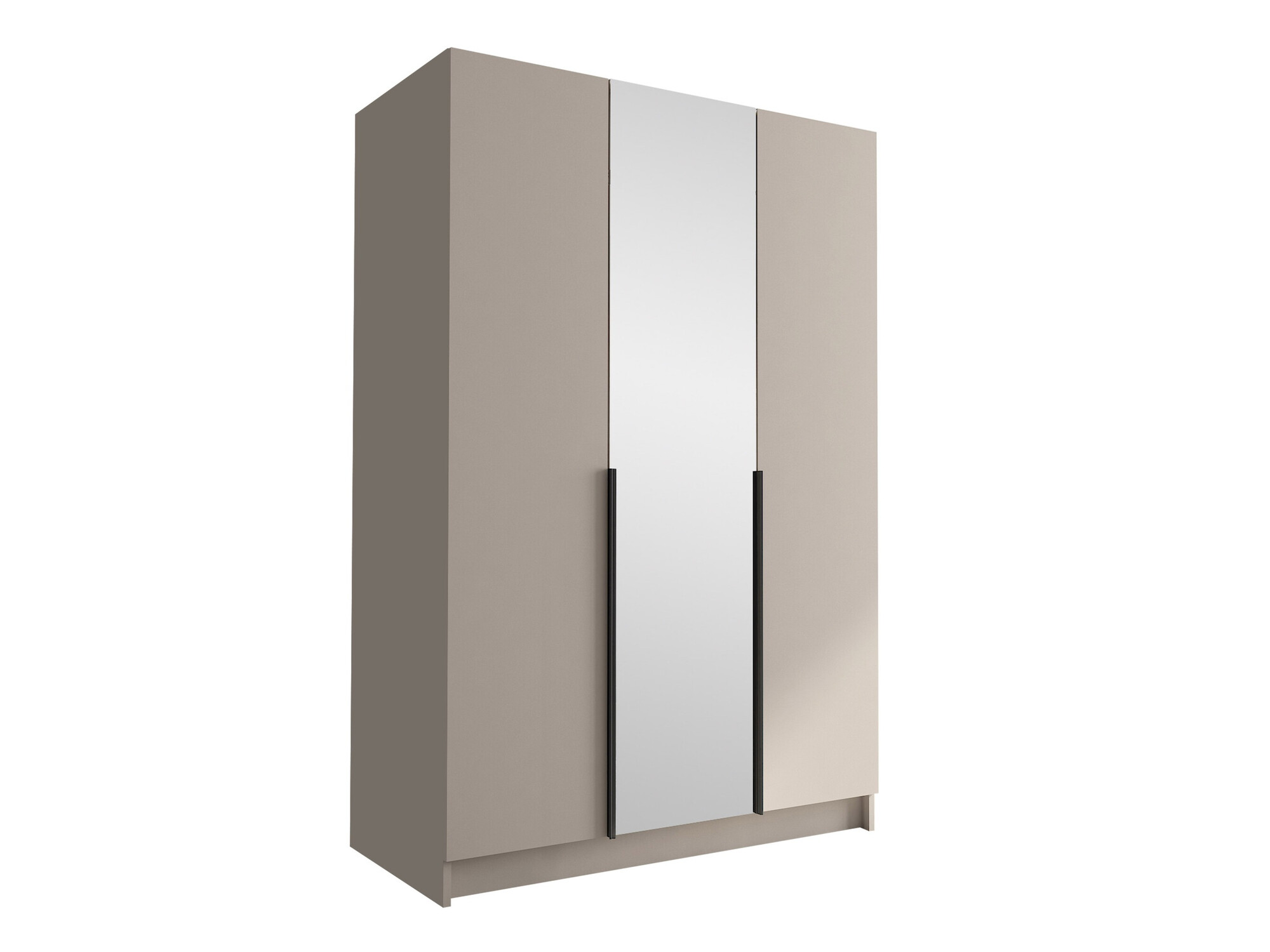 Kledingkast Closico Decoron II (Kasjmier + Zwart)