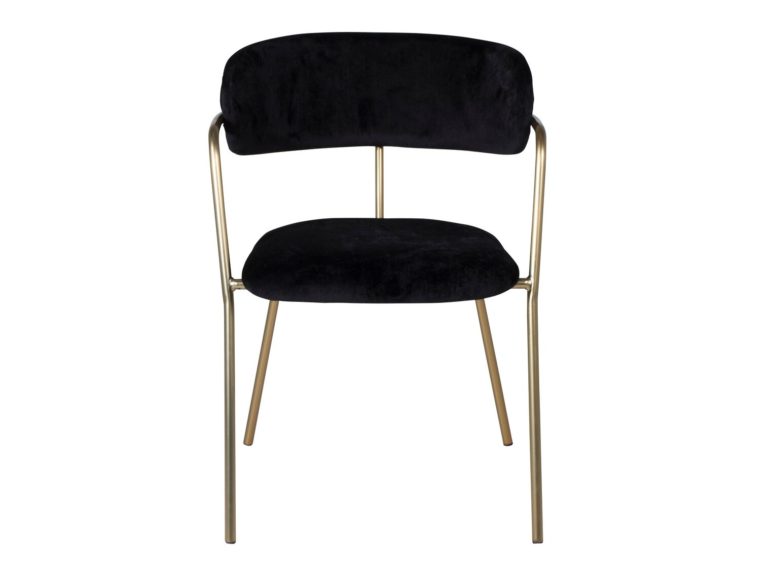 Stoel Dallas 108 (Zwart + Messing)
