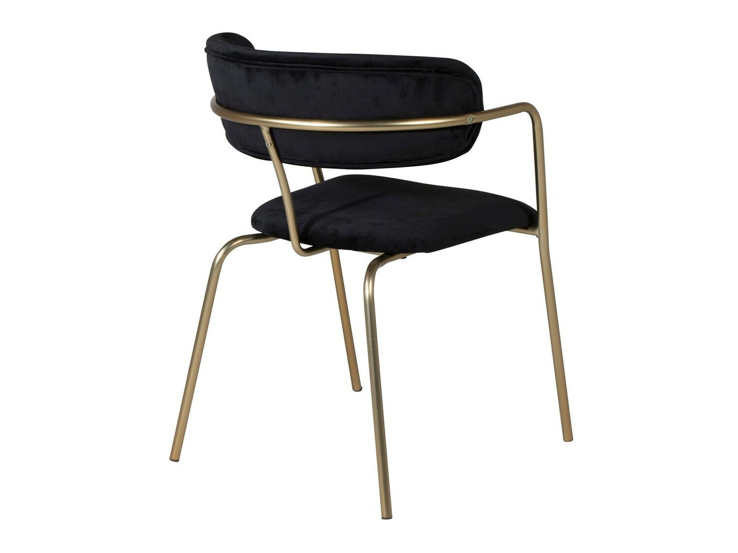 Stoel Dallas 108 (Zwart + Messing)