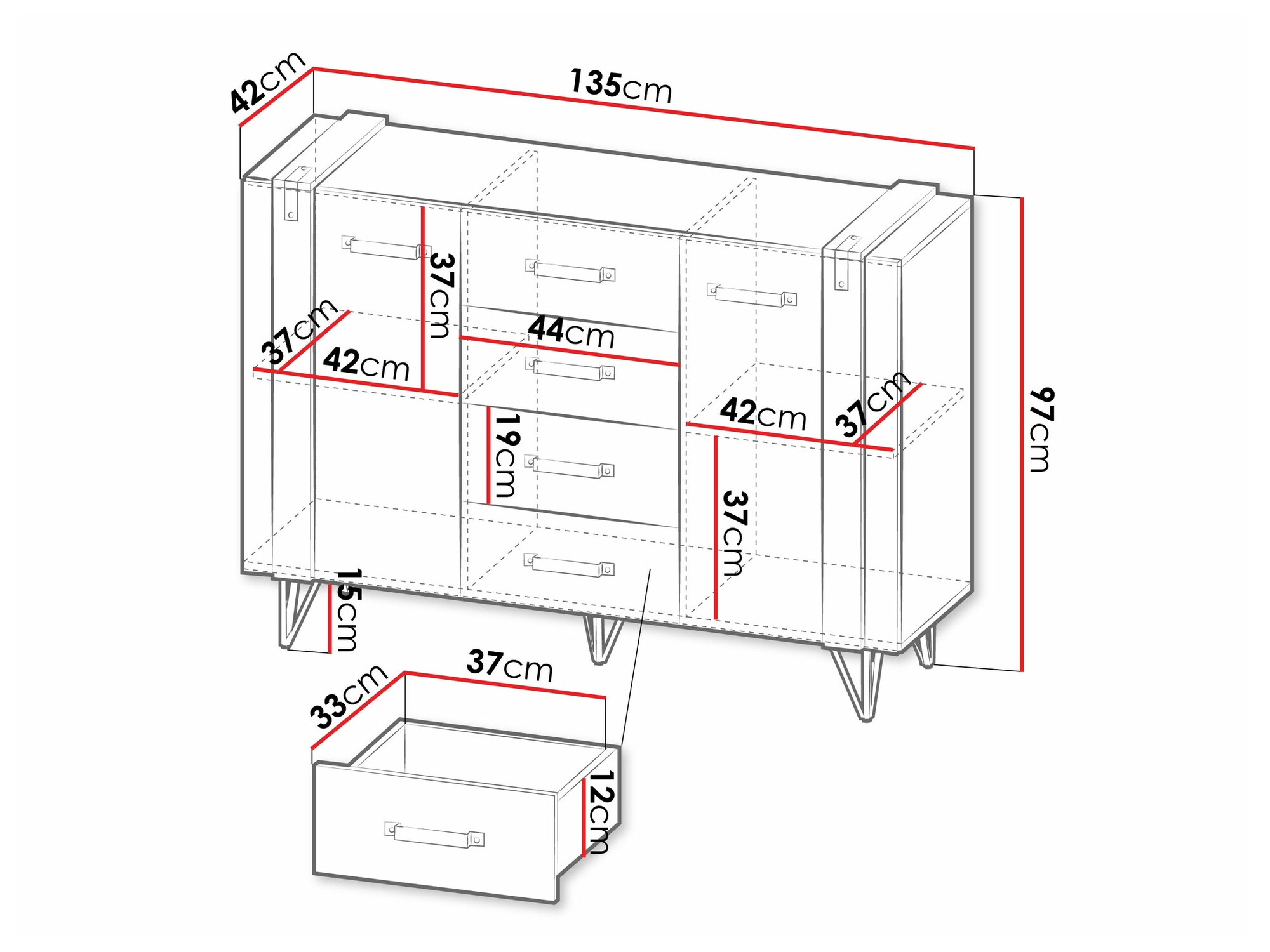 Ladekast Domdele 104