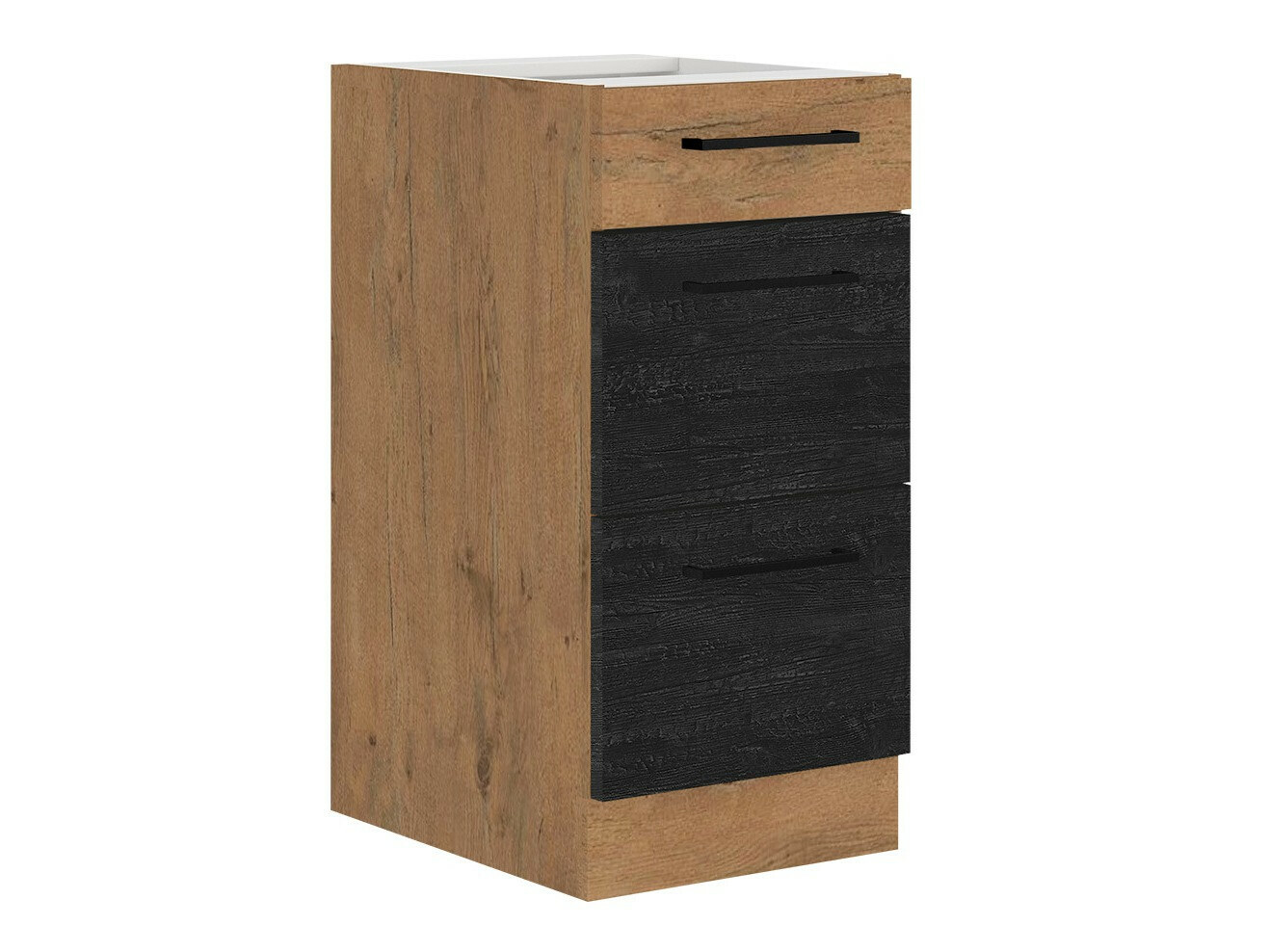 Modulaire kast met lades Wood Dark 133