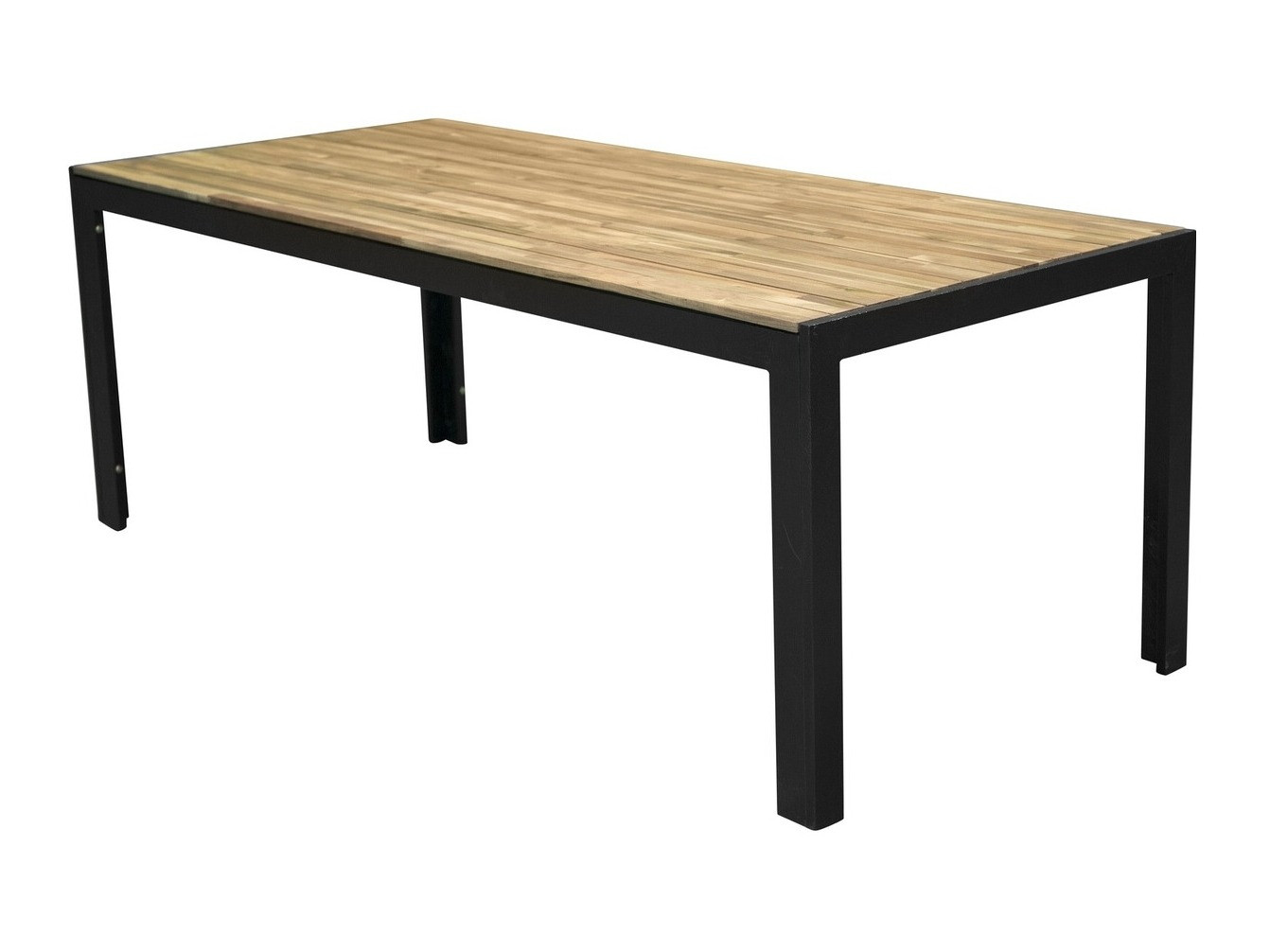 Outdoor tafel Dallas 673 (Acacia + Zwart)