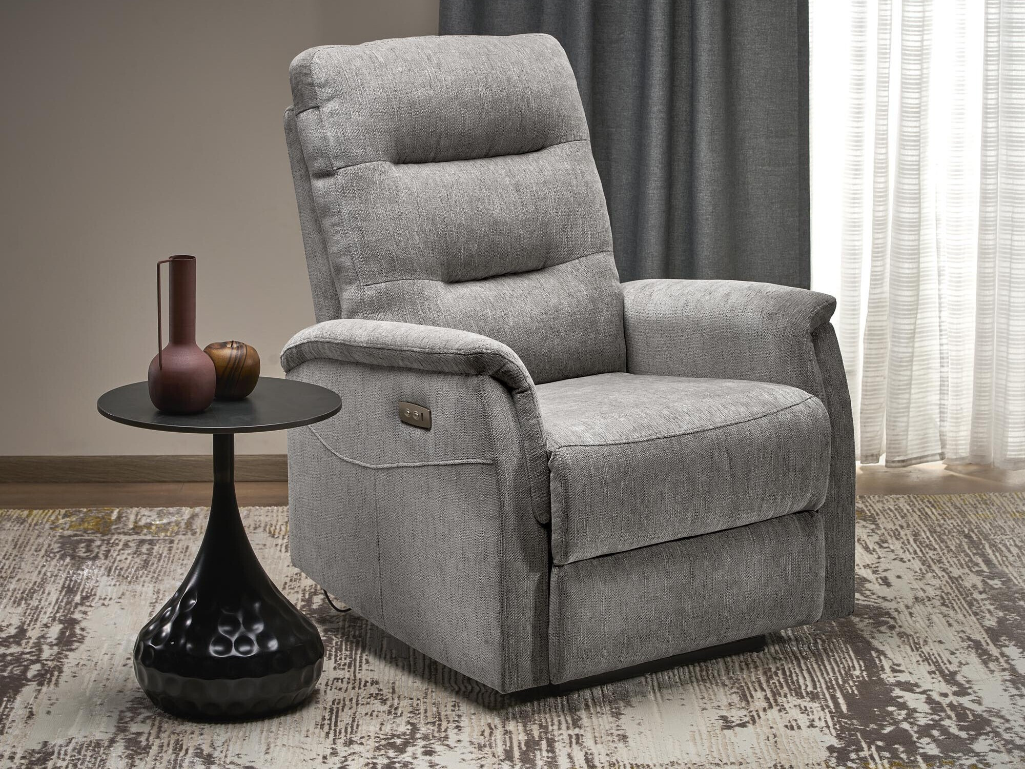 Relaxfauteuil Houston 1782 (Grijs)